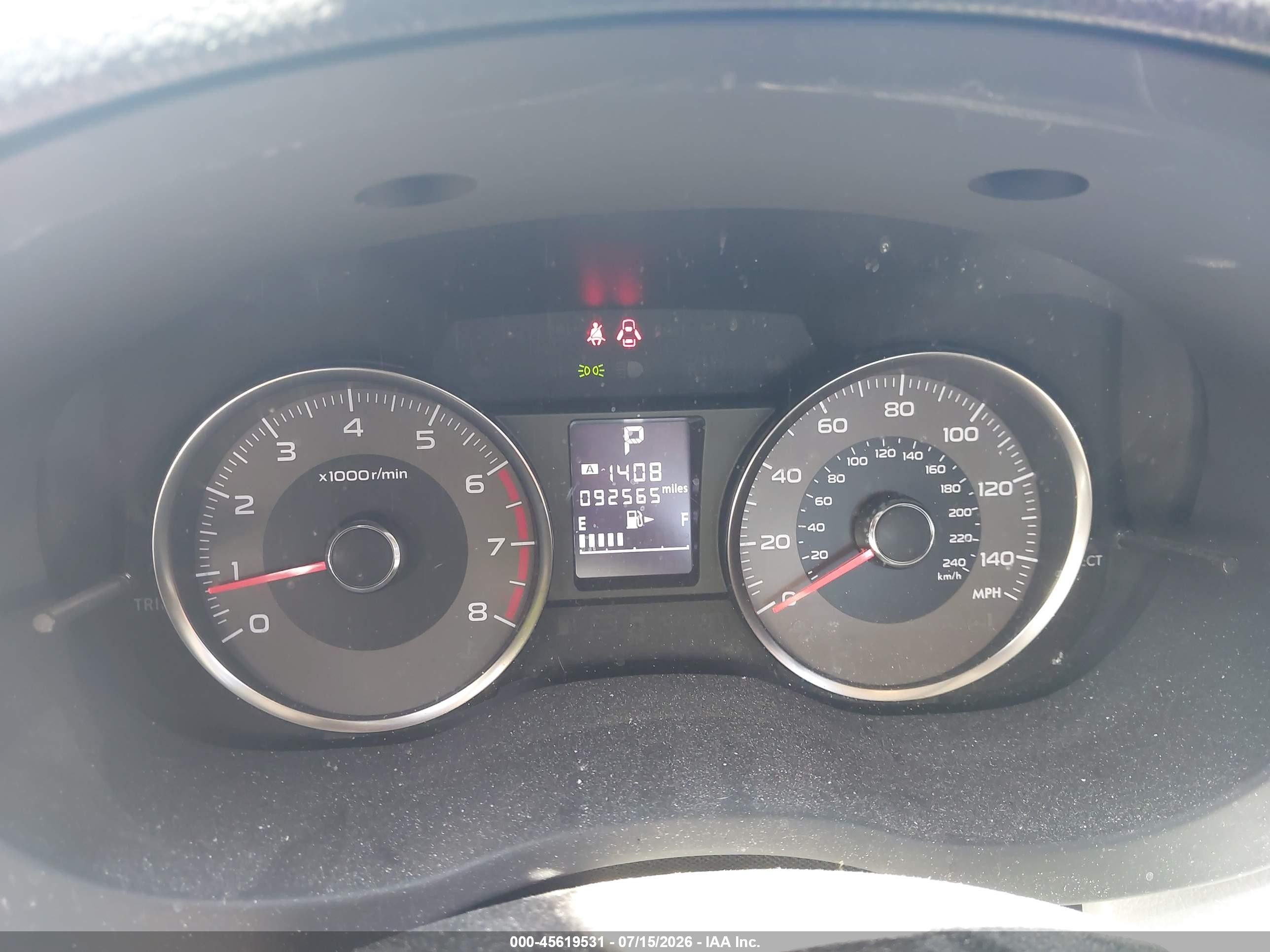 2014 Subaru Forester 2.5i Limited Красный vin: JF2SJAHC2EH433095