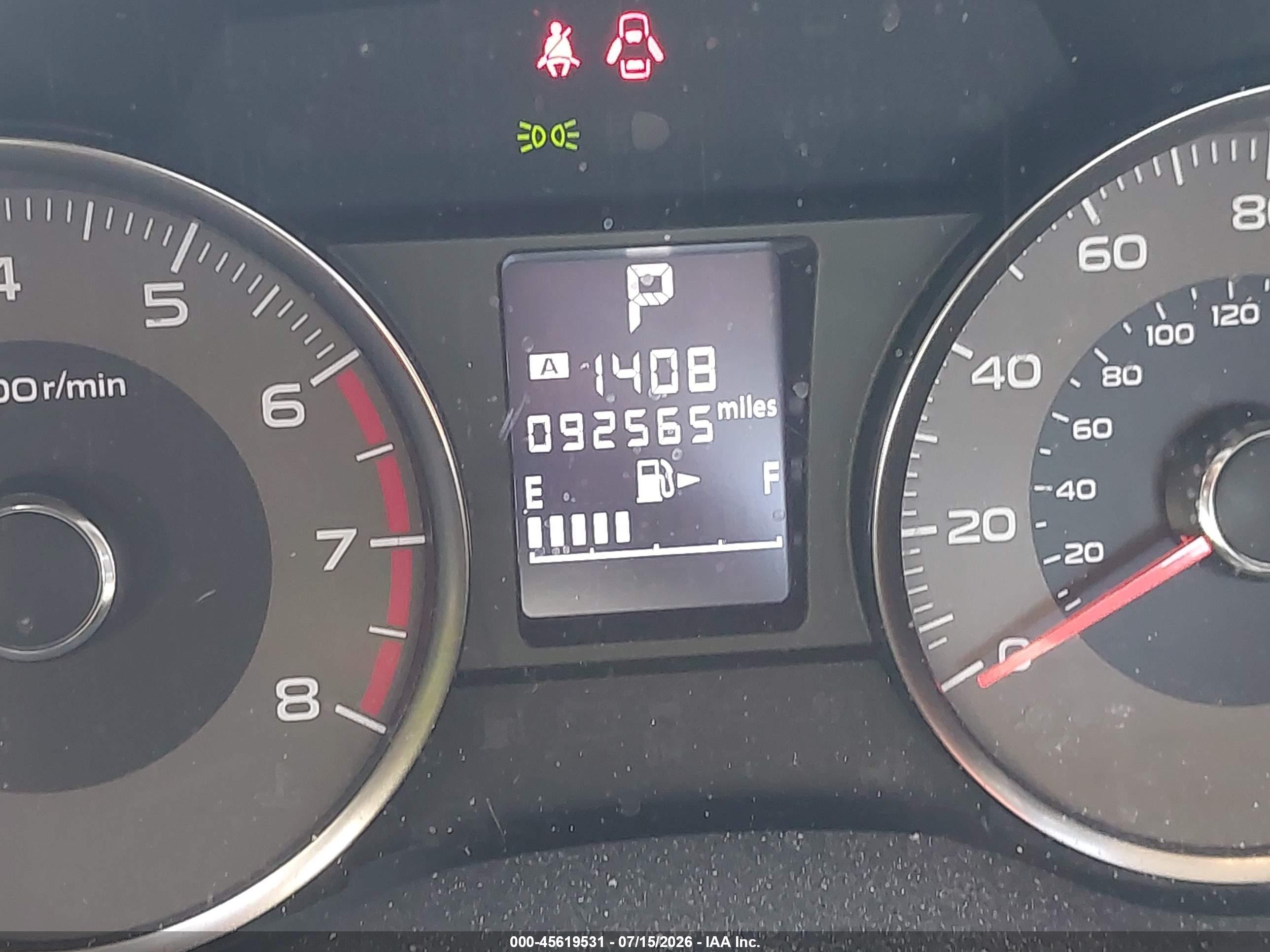 2014 Subaru Forester 2.5i Limited Красный vin: JF2SJAHC2EH433095