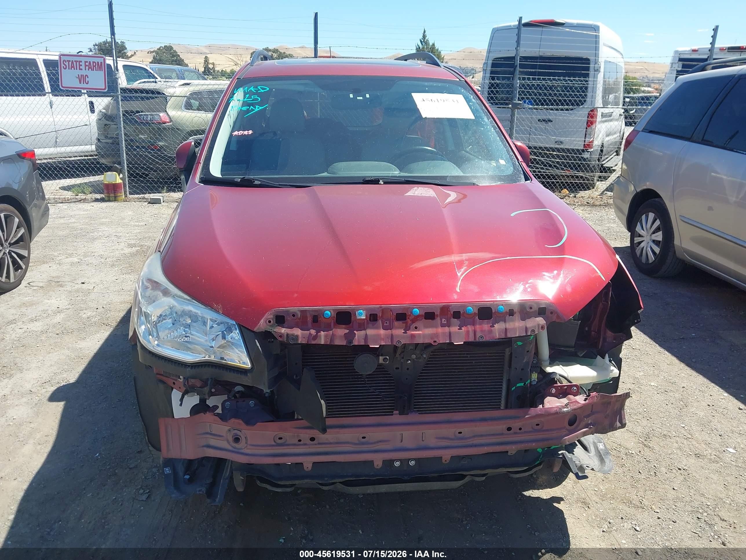 2014 Subaru Forester 2.5i Limited Красный vin: JF2SJAHC2EH433095