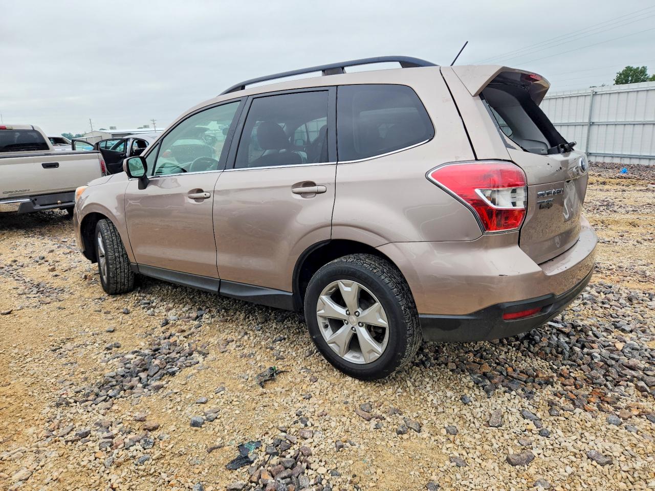 2014 Subaru Forester Brown vin: JF2SJAHC2EH471006