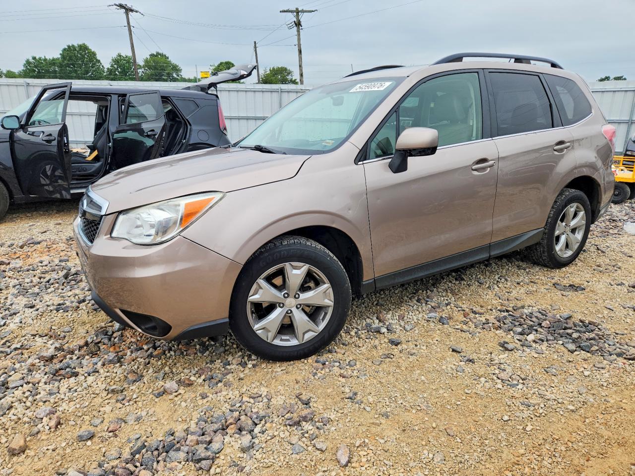 2014 Subaru Forester Brown vin: JF2SJAHC2EH471006