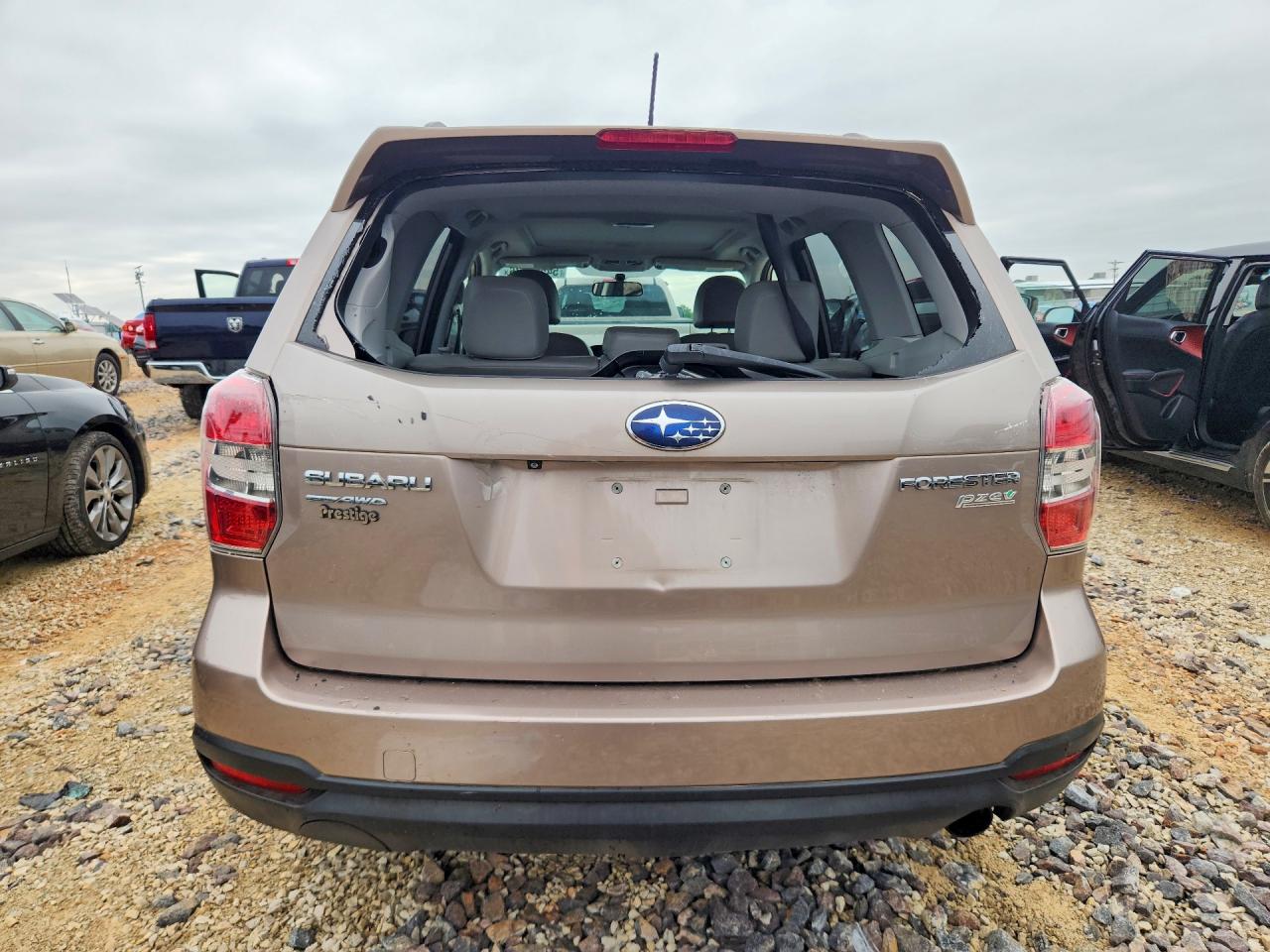 2014 Subaru Forester Brown vin: JF2SJAHC2EH471006