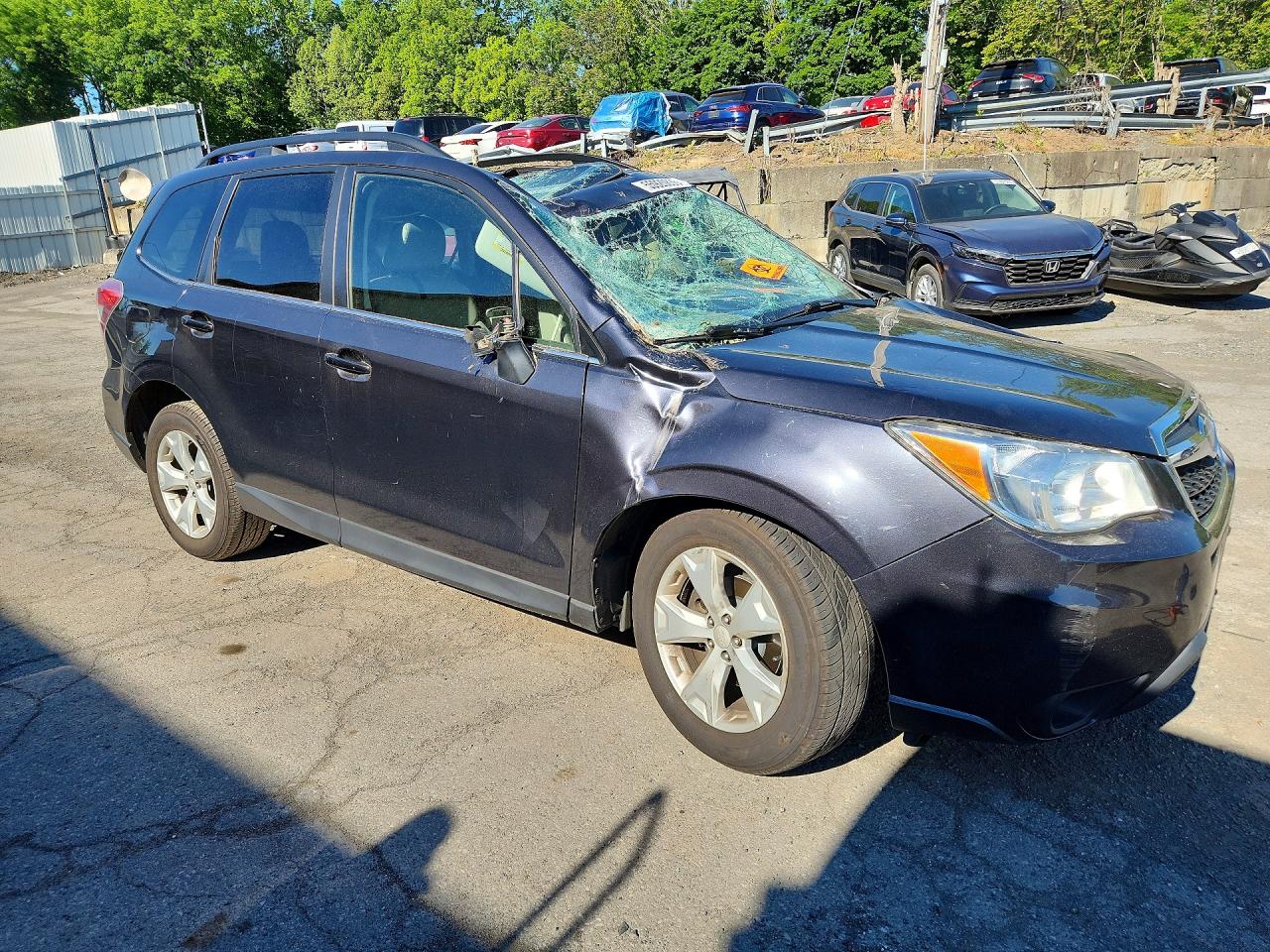 2014 Subaru Forester 2.5i Limited Black vin: JF2SJAHC2EH514646