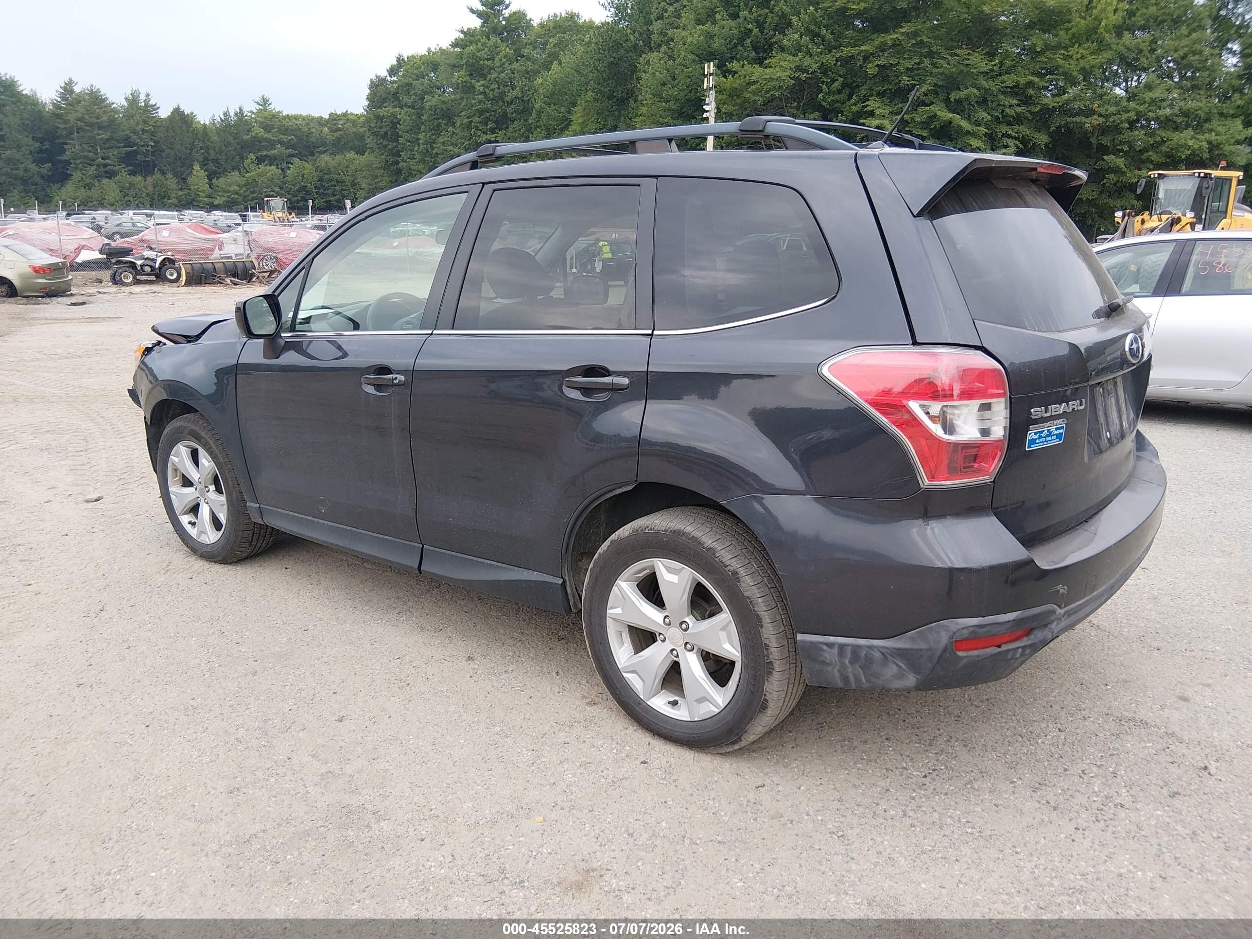 2014 Subaru Forester 2.5i Limited Black vin: JF2SJAHC2EH515442