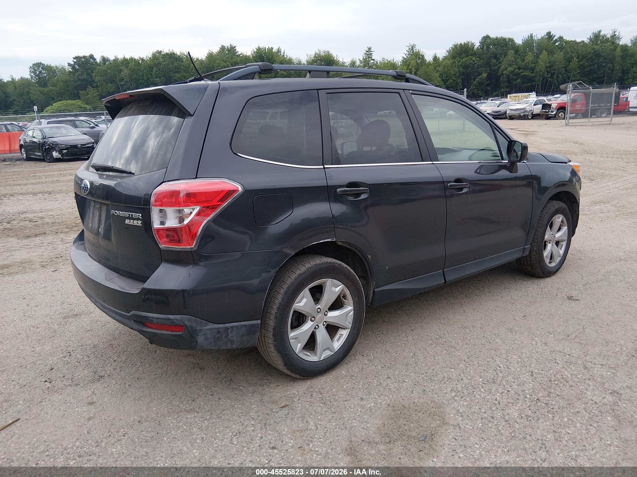 2014 Subaru Forester 2.5i Limited Black vin: JF2SJAHC2EH515442
