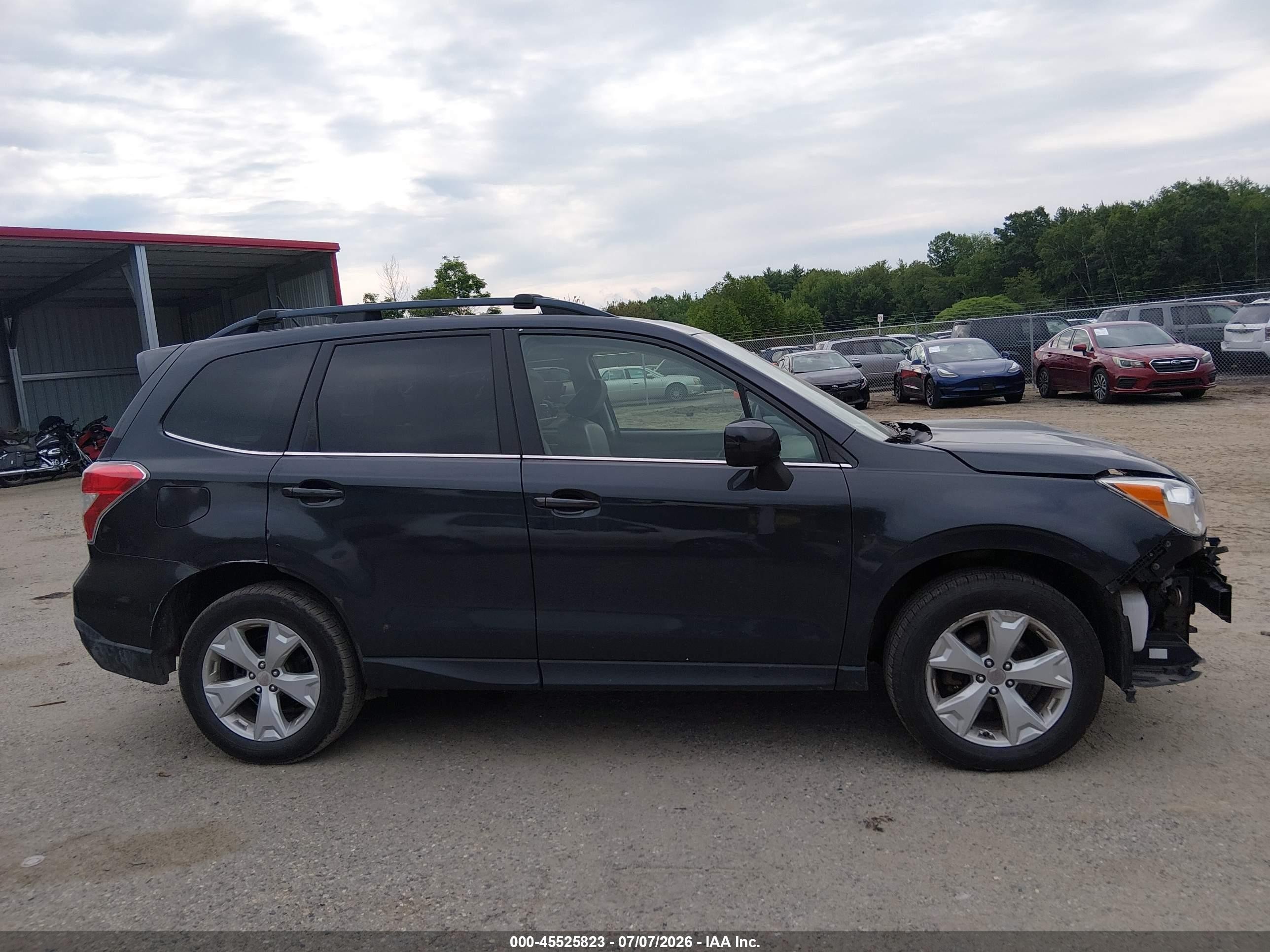2014 Subaru Forester 2.5i Limited Black vin: JF2SJAHC2EH515442