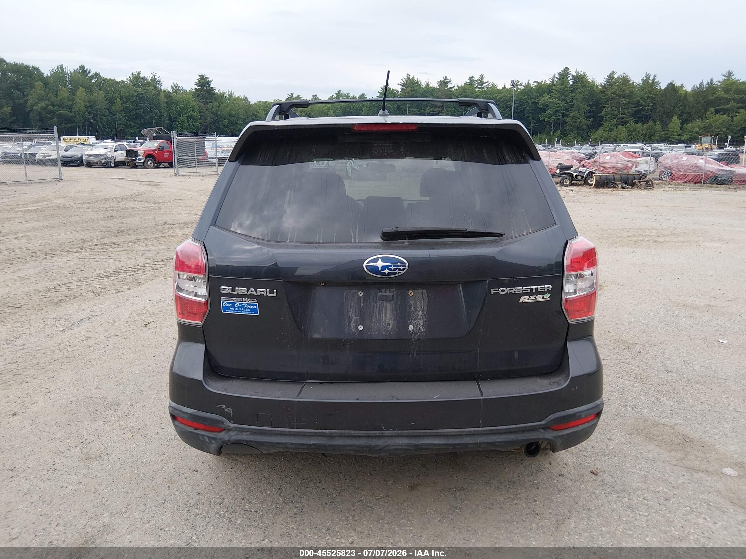 2014 Subaru Forester 2.5i Limited Black vin: JF2SJAHC2EH515442