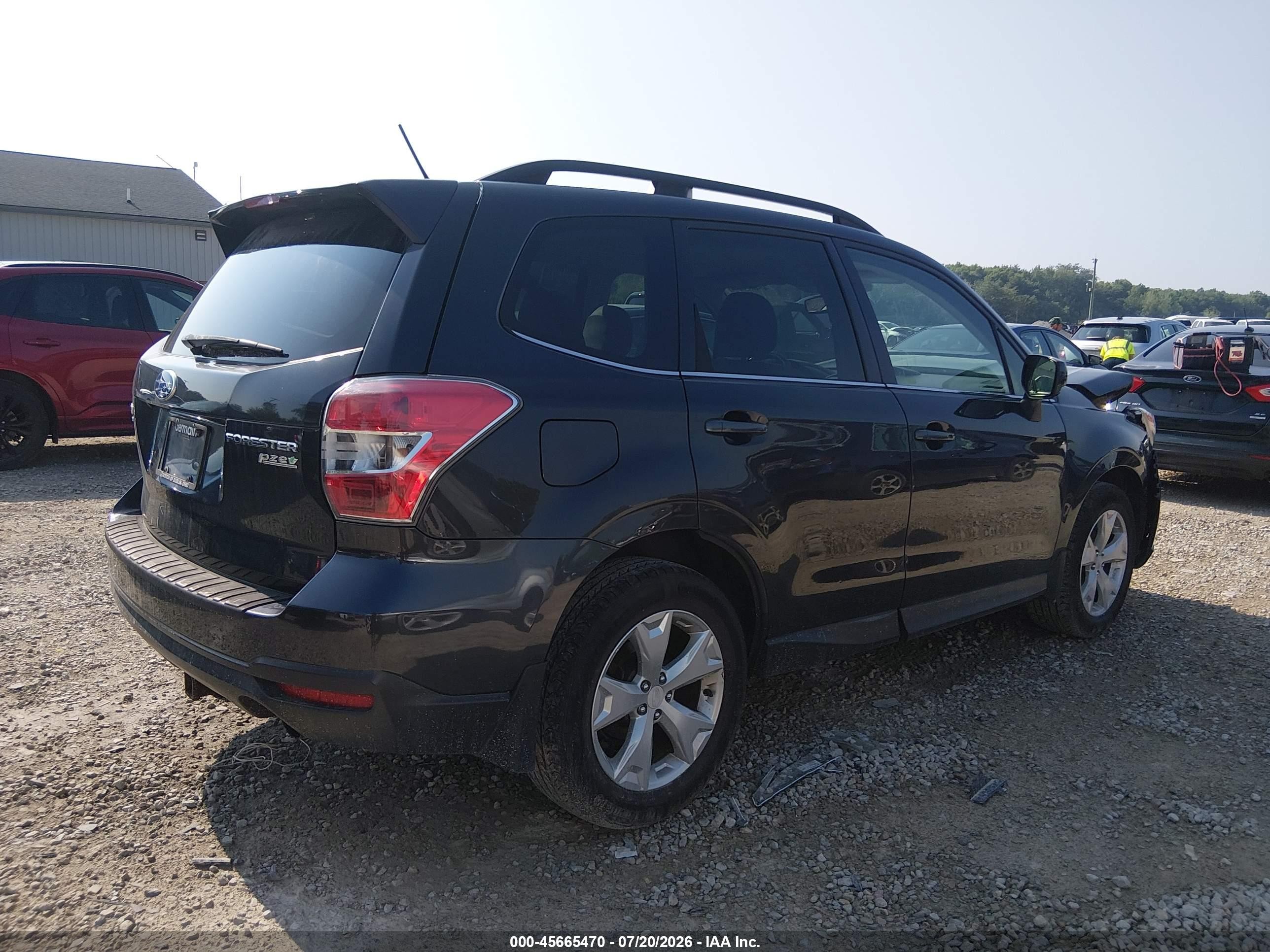 2014 Subaru Forester 2.5i Limited Gray vin: JF2SJAHC2EH530202
