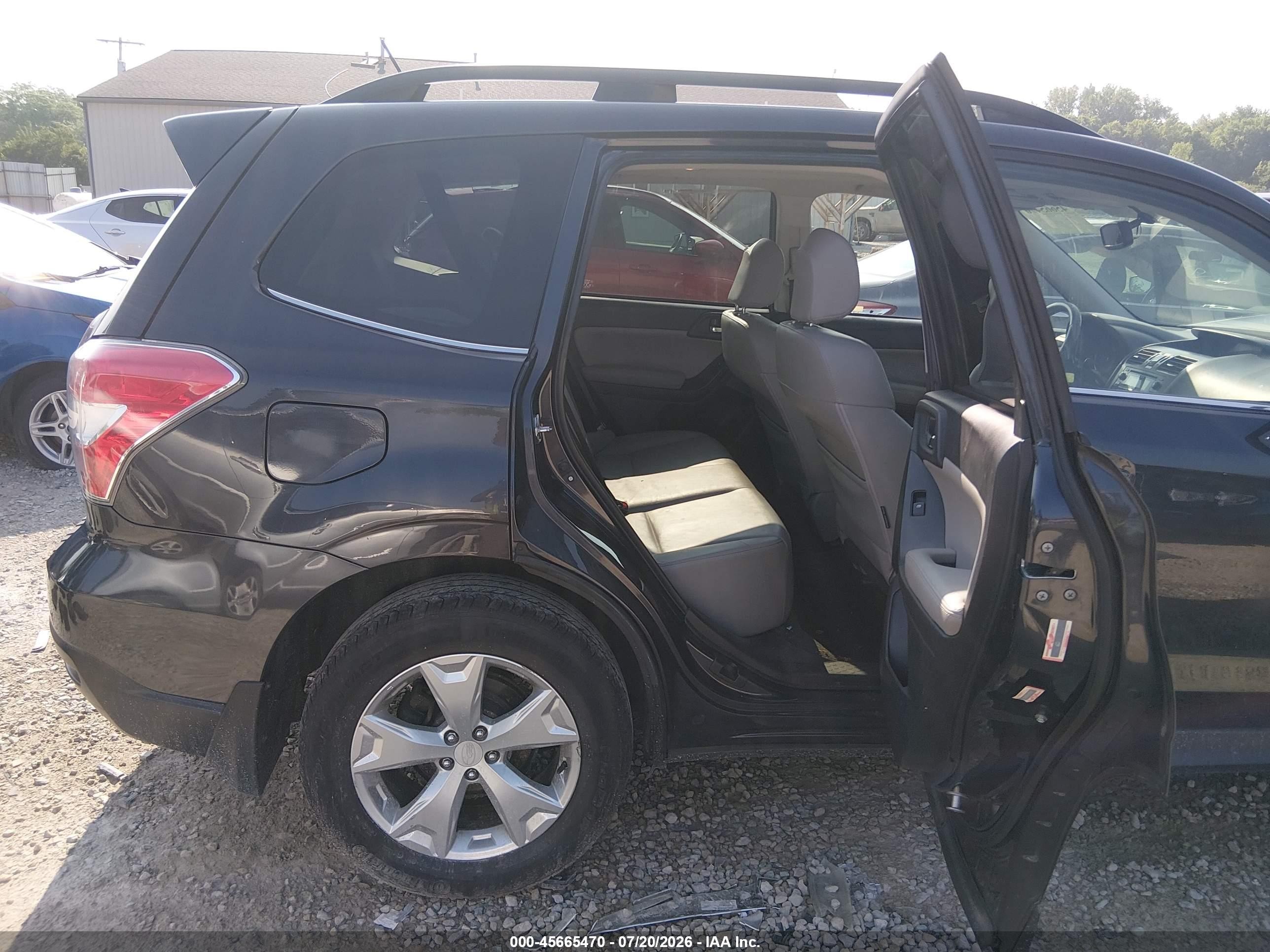 2014 Subaru Forester 2.5i Limited Gray vin: JF2SJAHC2EH530202