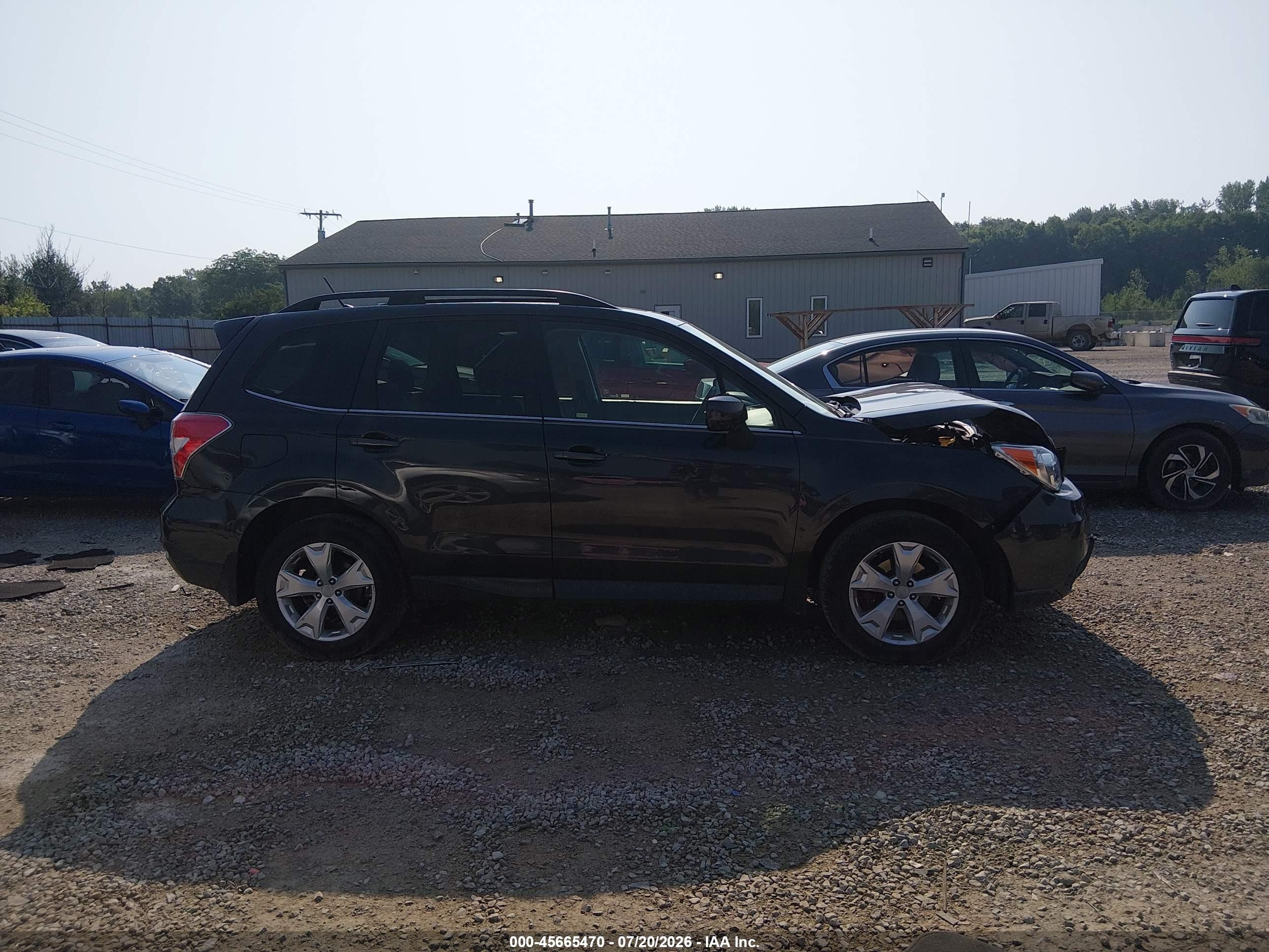 2014 Subaru Forester 2.5i Limited Gray vin: JF2SJAHC2EH530202