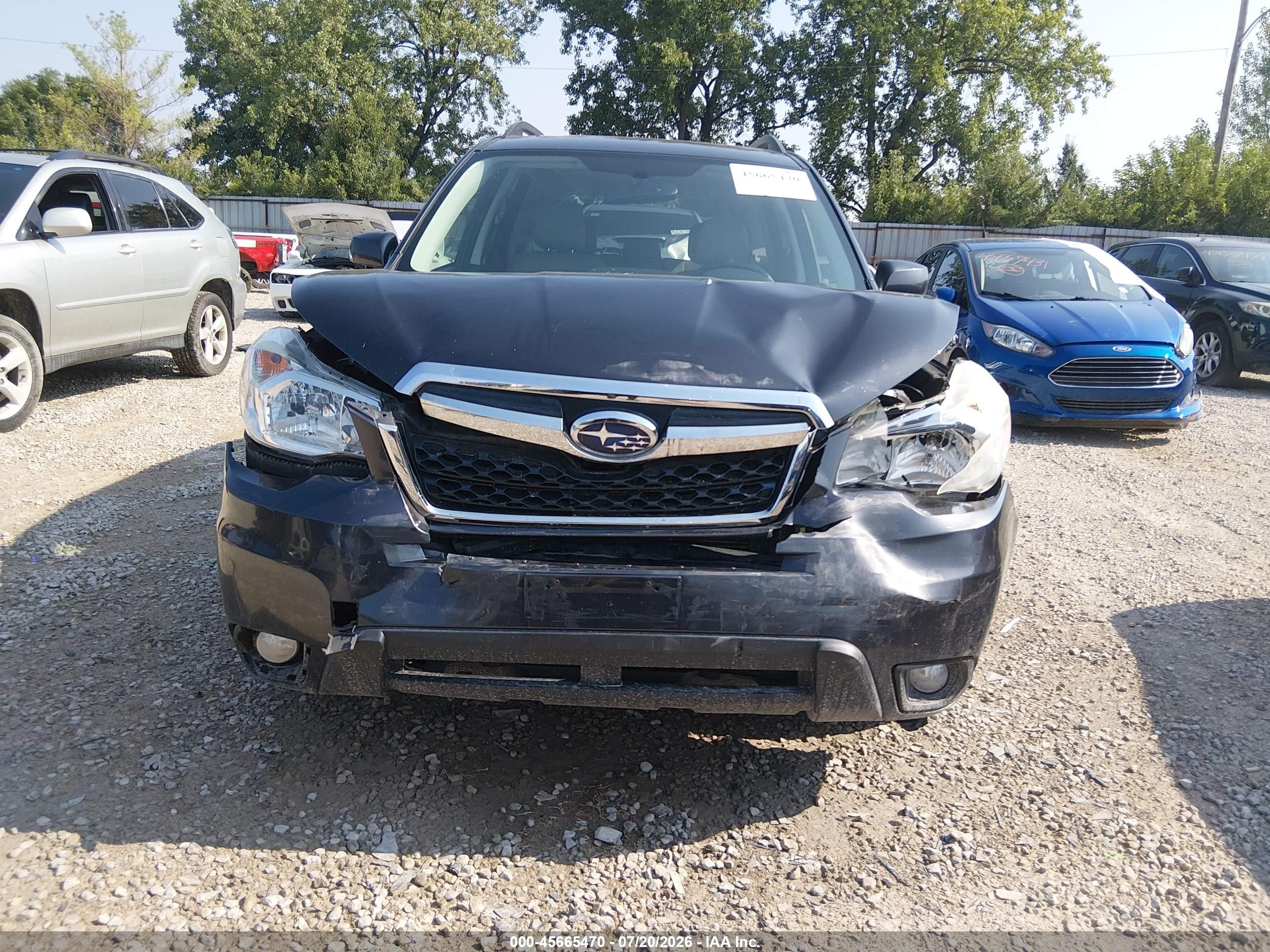 2014 Subaru Forester 2.5i Limited Gray vin: JF2SJAHC2EH530202