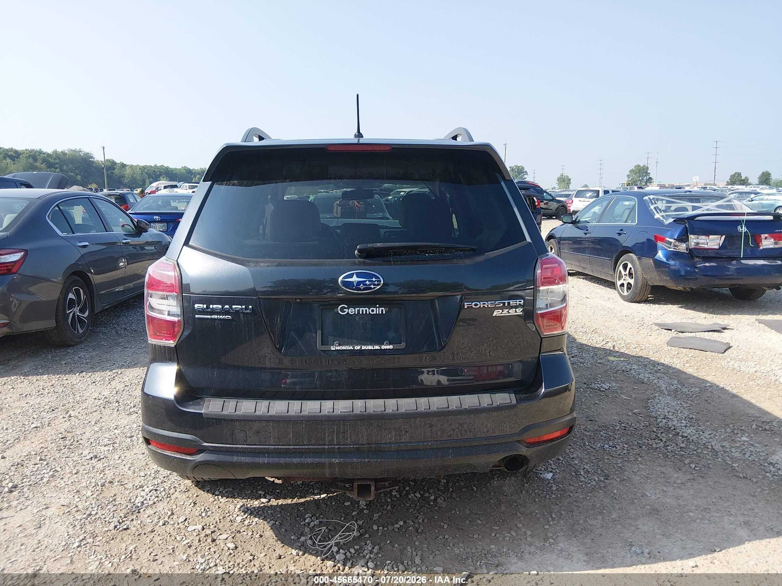 2014 Subaru Forester 2.5i Limited Gray vin: JF2SJAHC2EH530202