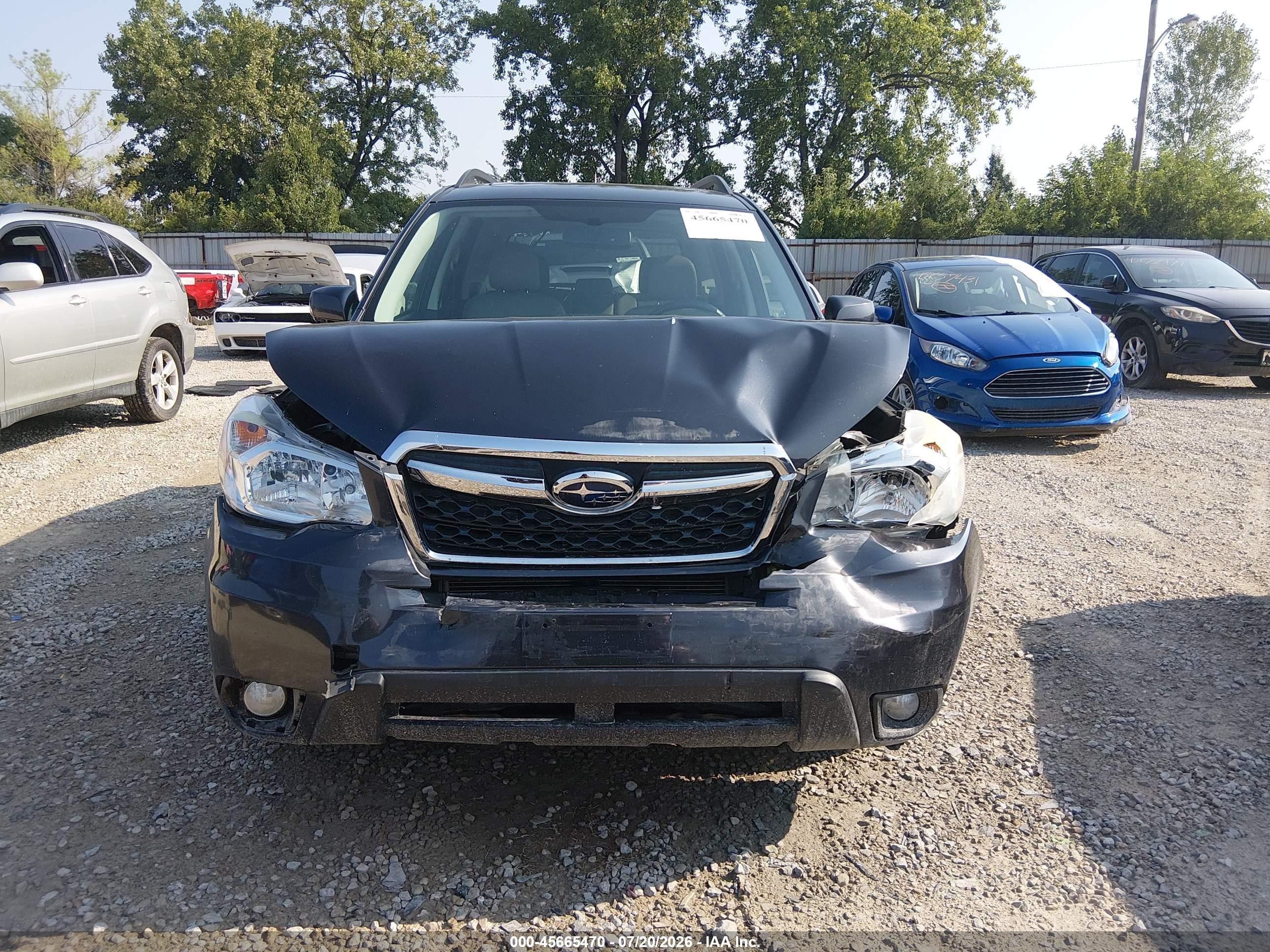 2014 Subaru Forester 2.5i Limited Gray vin: JF2SJAHC2EH530202