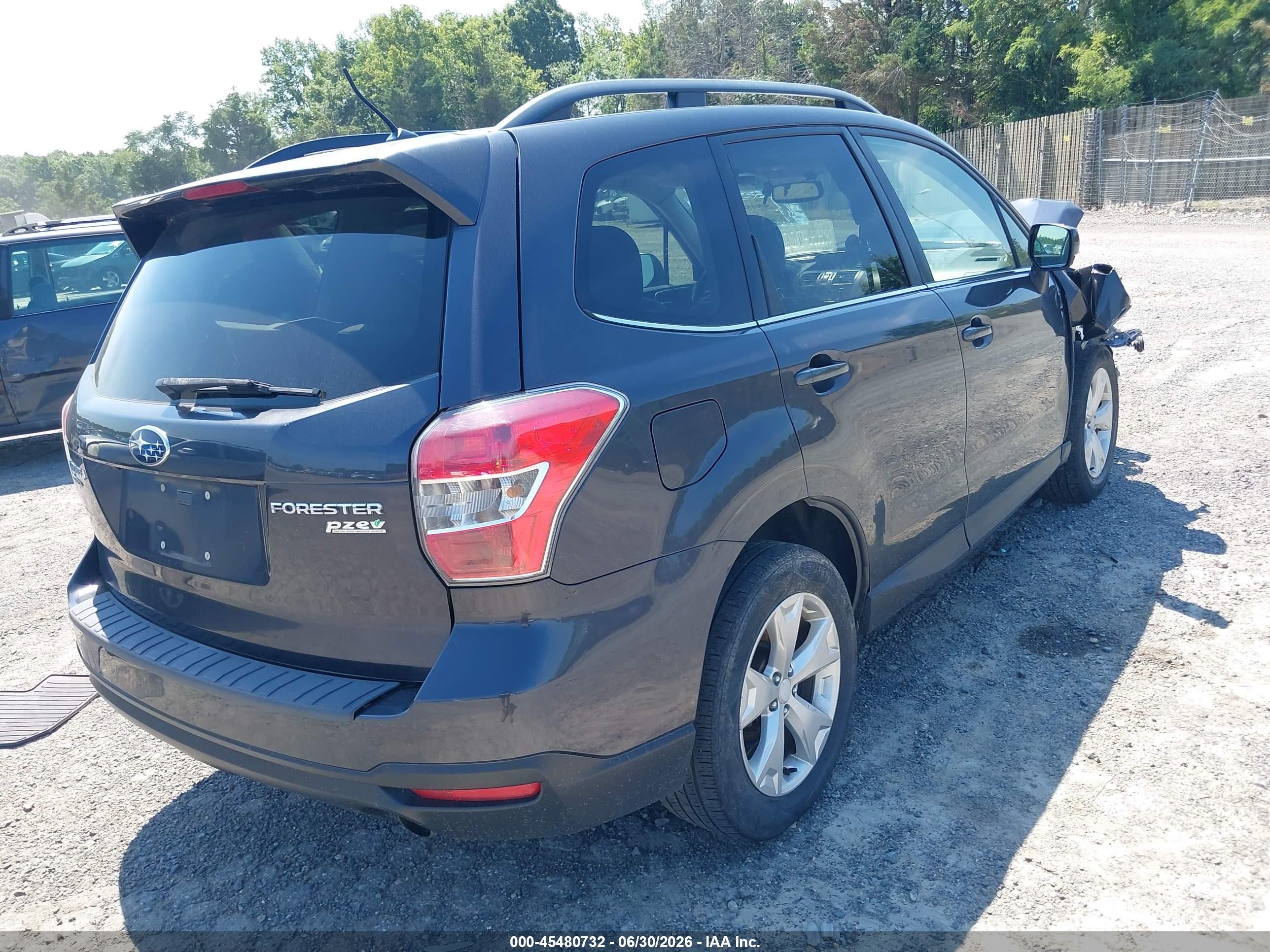 2015 Subaru Forester 2.5i Limited Black vin: JF2SJAHC2FH460086