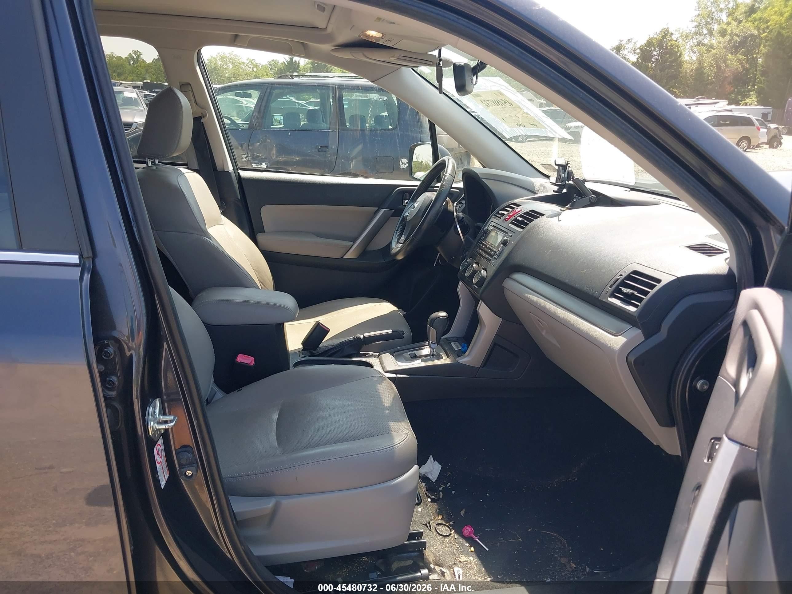 2015 Subaru Forester 2.5i Limited Black vin: JF2SJAHC2FH460086
