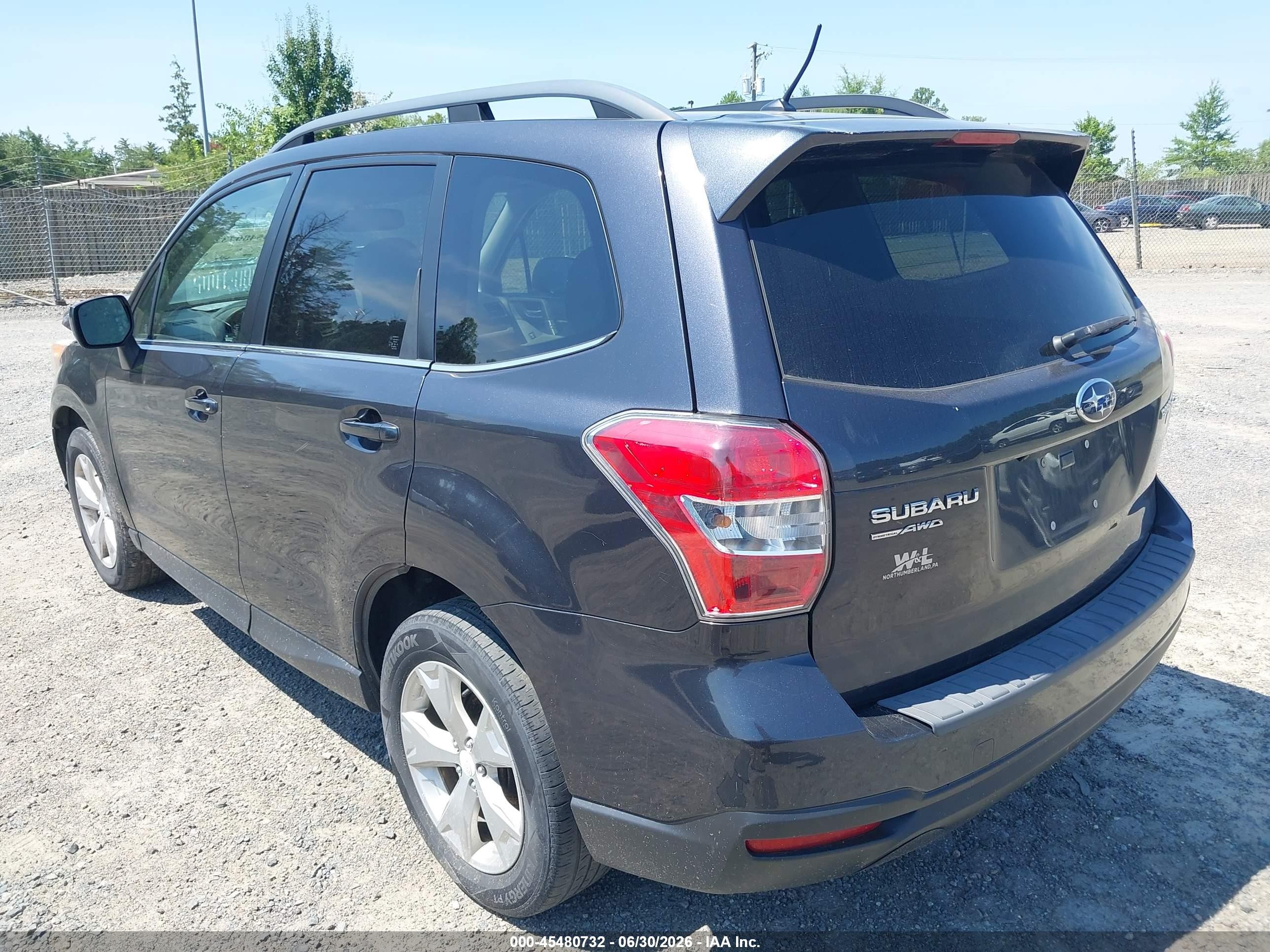 2015 Subaru Forester 2.5i Limited Black vin: JF2SJAHC2FH460086
