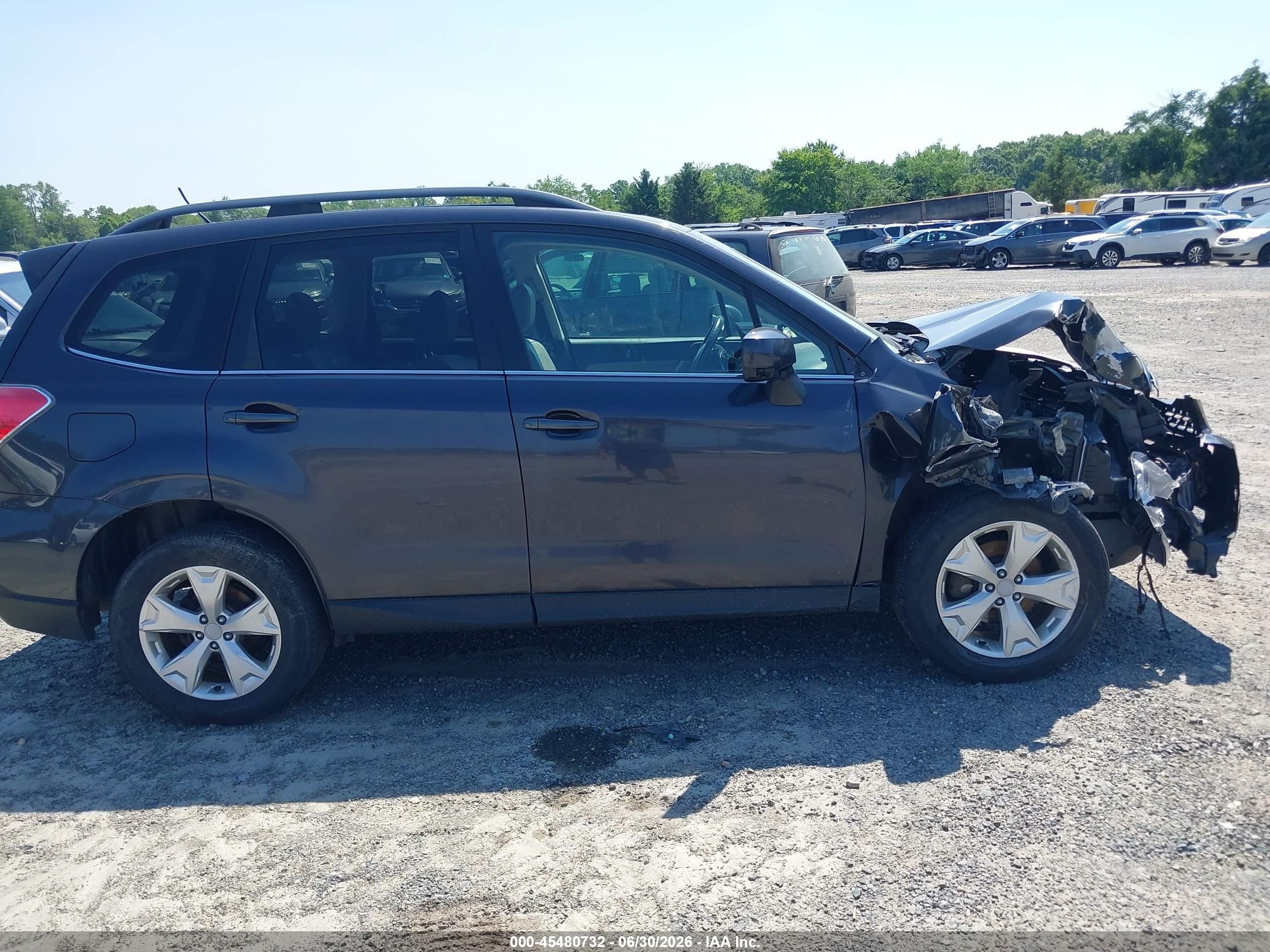 2015 Subaru Forester 2.5i Limited Black vin: JF2SJAHC2FH460086