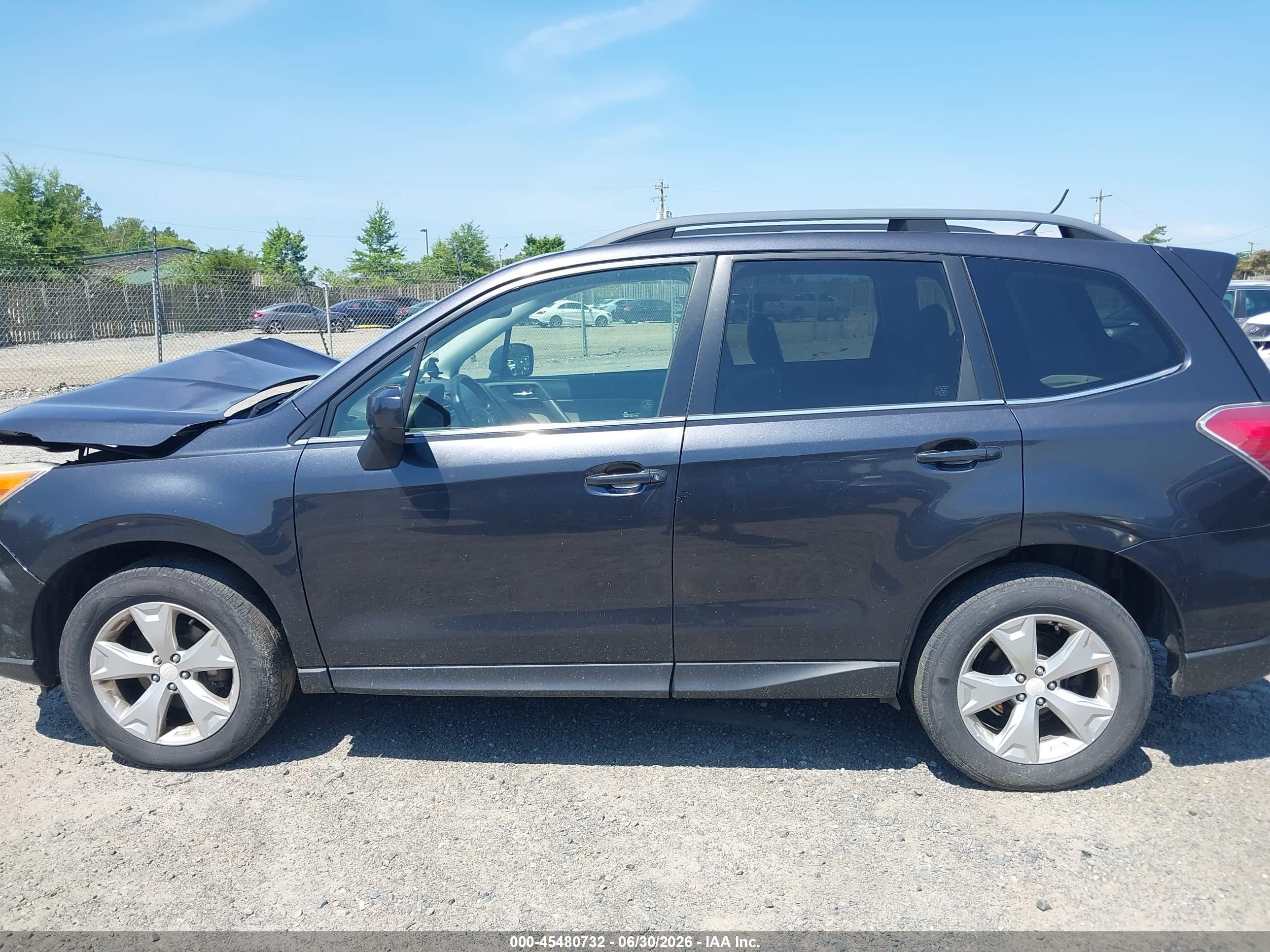 2015 Subaru Forester 2.5i Limited Black vin: JF2SJAHC2FH460086