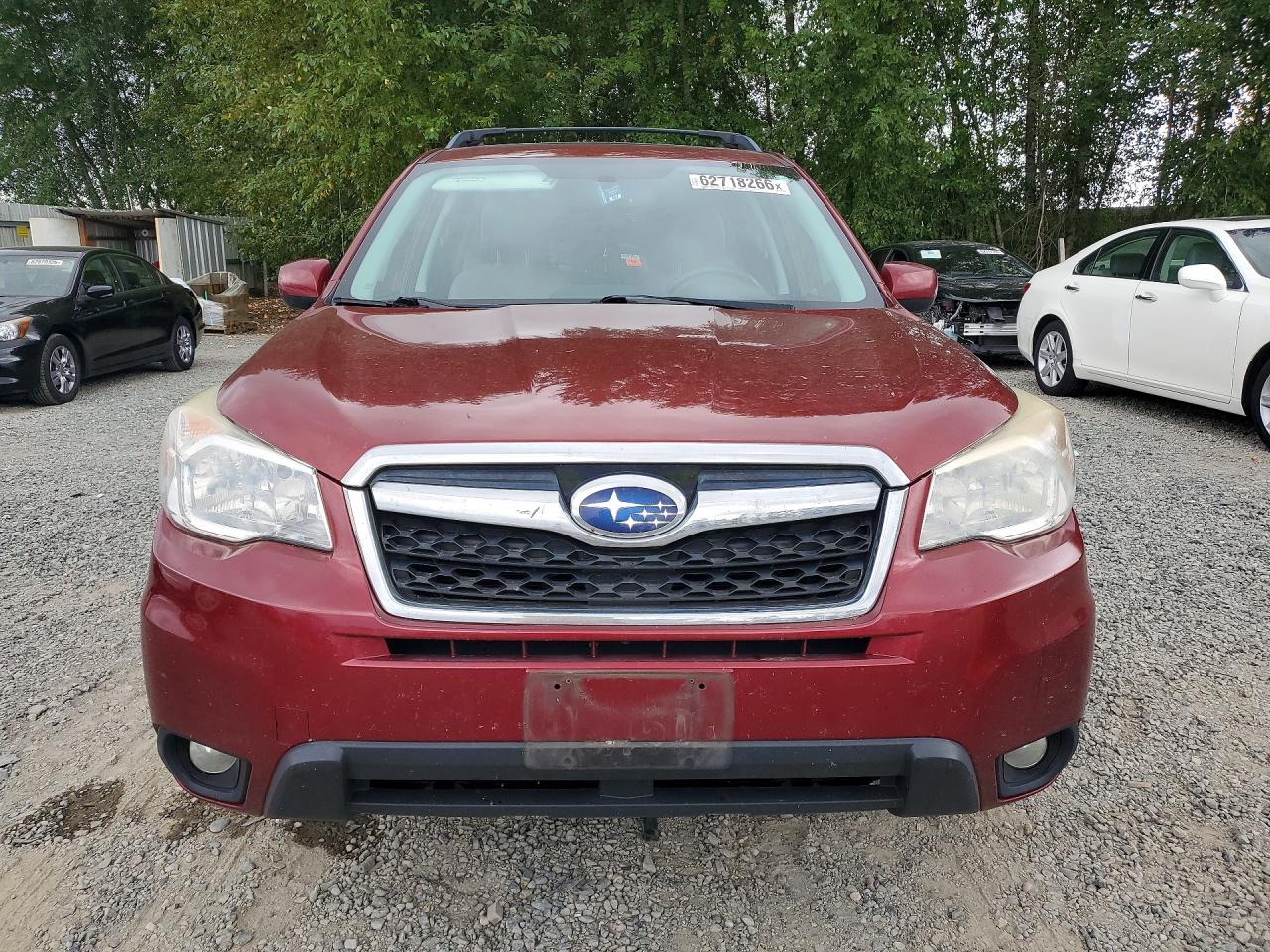 2015 Subaru Forester 2.5i Limited Red vin: JF2SJAHC2FH505334