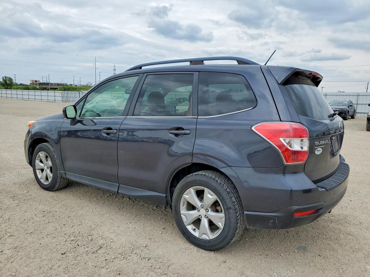 2015 Subaru Forester Limited+moonroof Серый vin: JF2SJAHC2FH567249