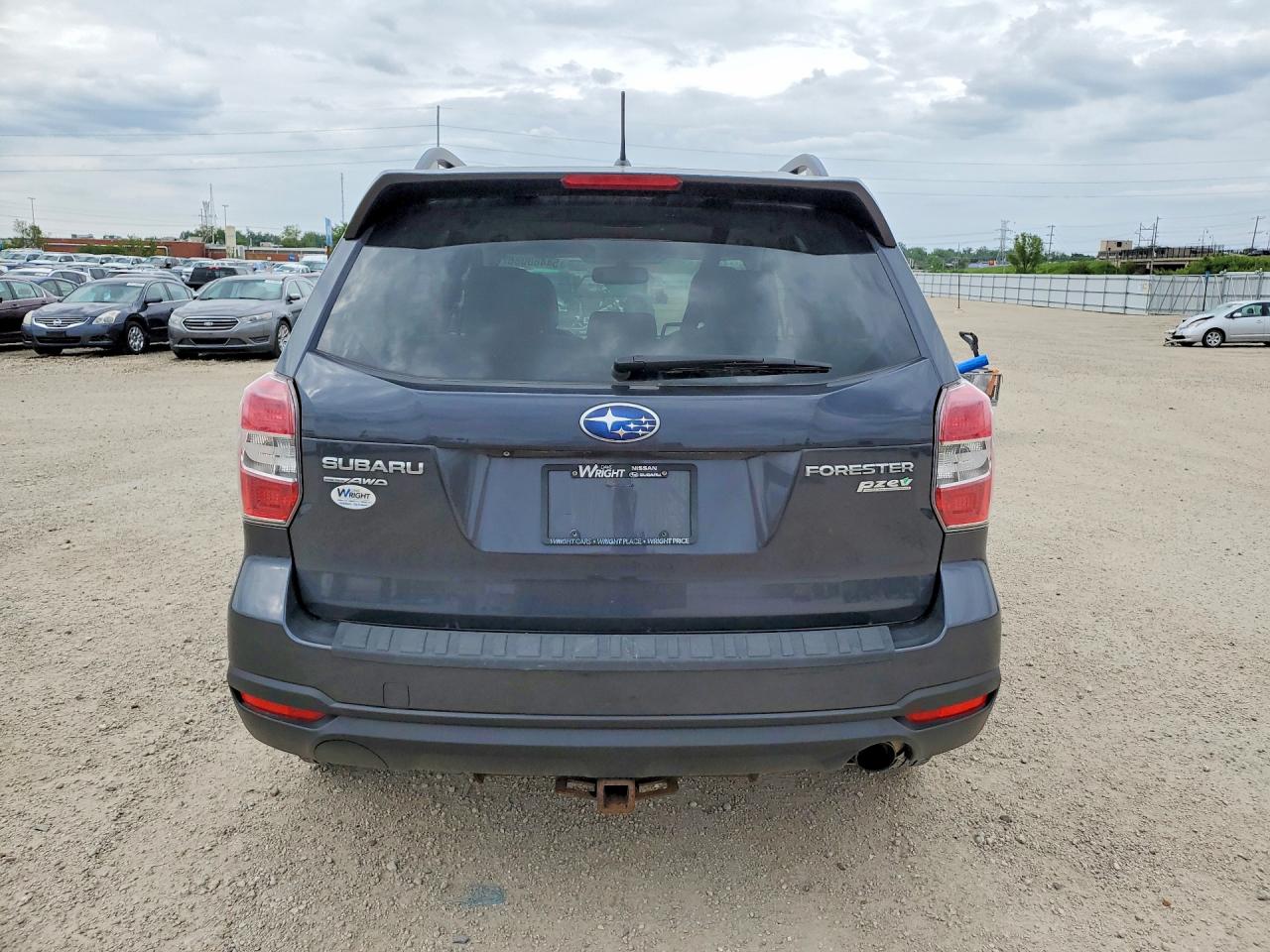 2015 Subaru Forester Limited+moonroof Серый vin: JF2SJAHC2FH567249
