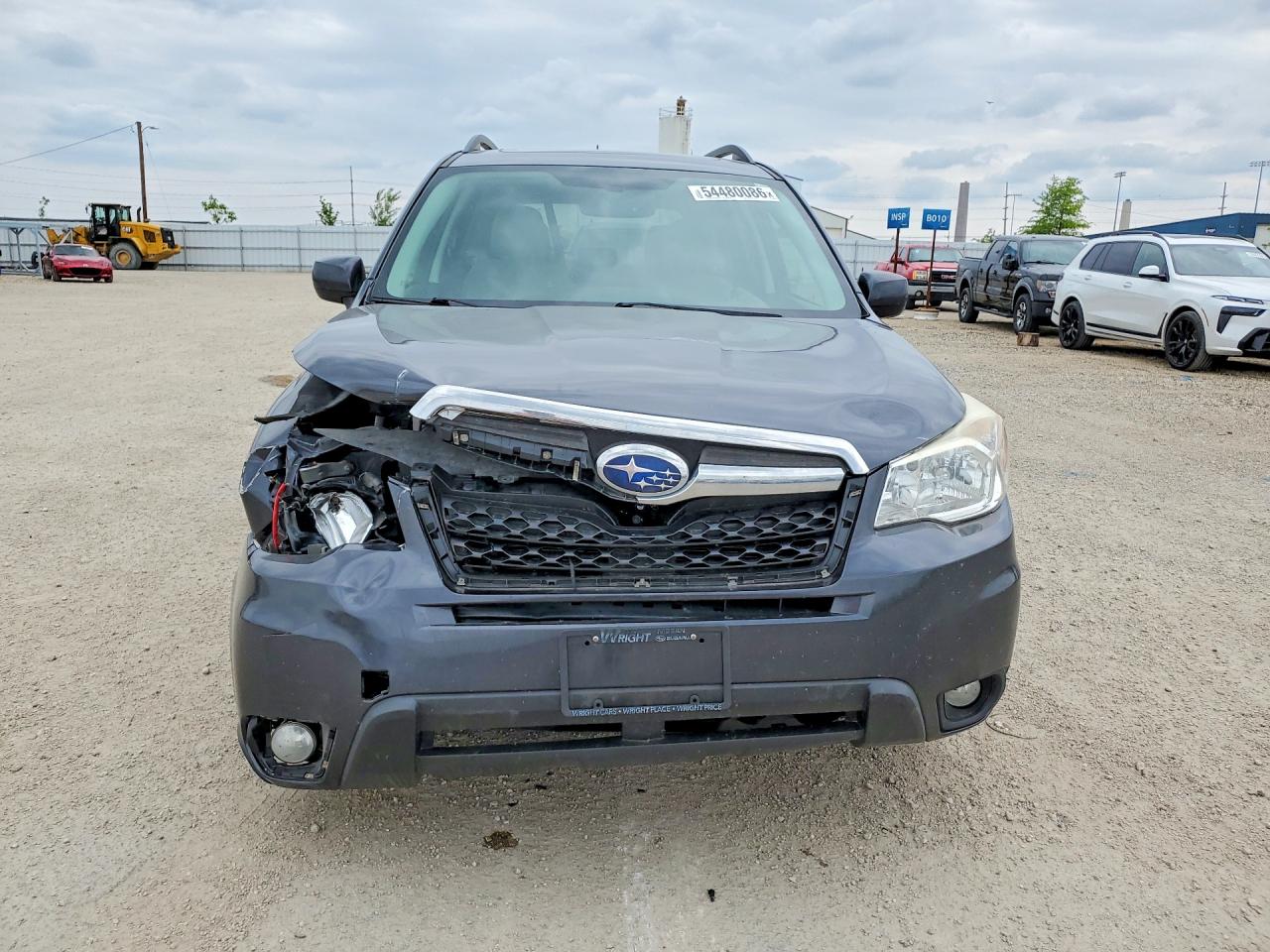 2015 Subaru Forester Limited+moonroof Серый vin: JF2SJAHC2FH567249