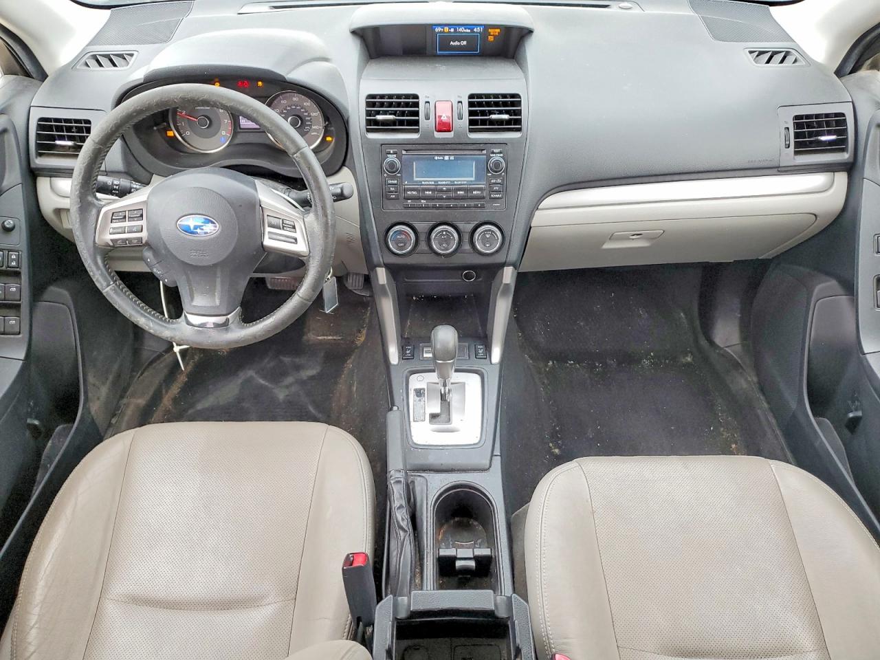 2015 Subaru Forester Limited+moonroof Серый vin: JF2SJAHC2FH567249