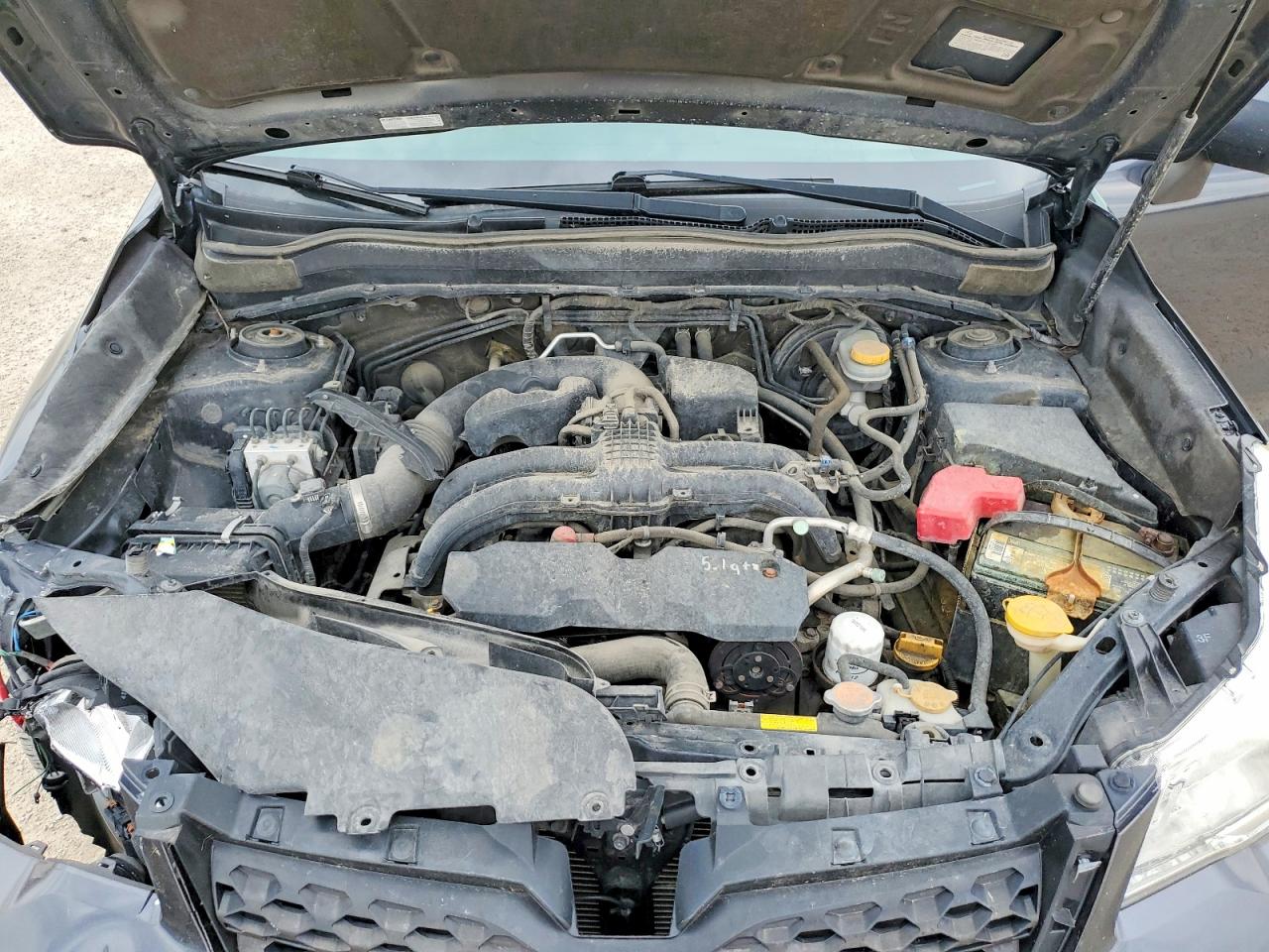 2015 Subaru Forester Limited+moonroof Серый vin: JF2SJAHC2FH567249