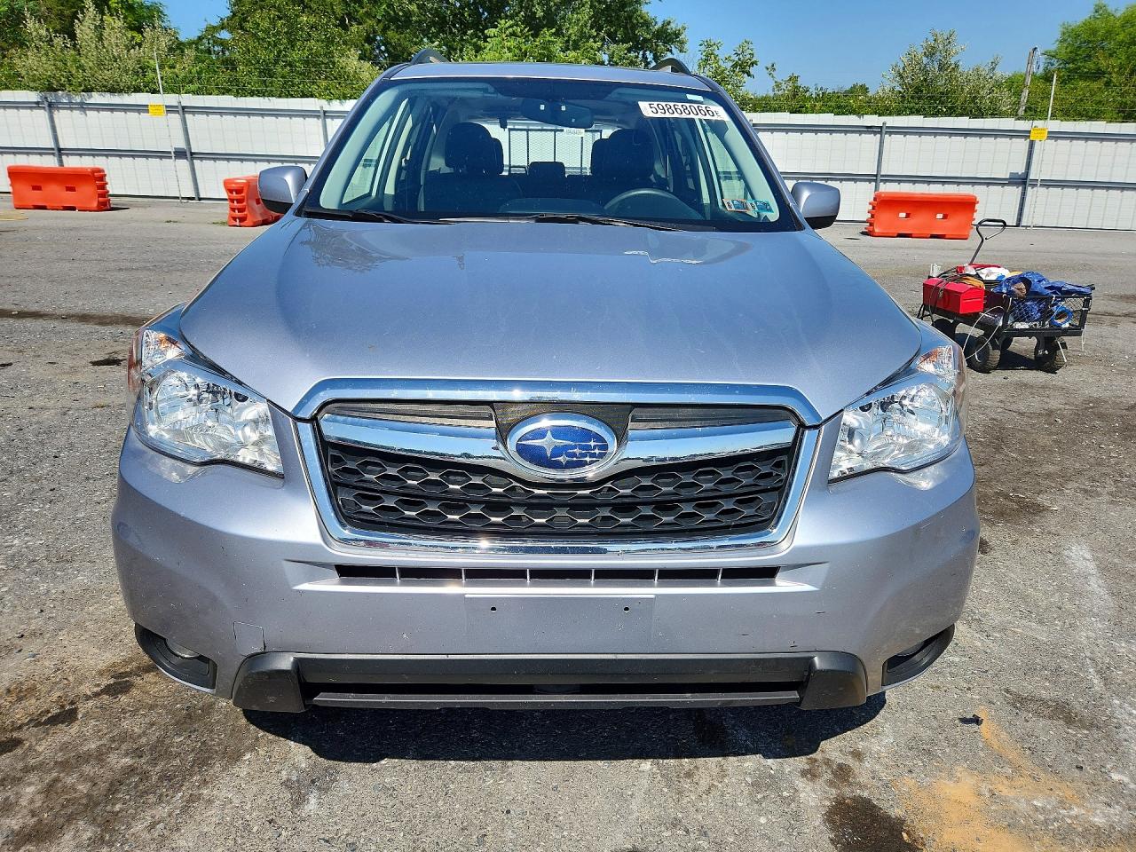 2015 Subaru Forester Silver vin: JF2SJAHC2FH819467