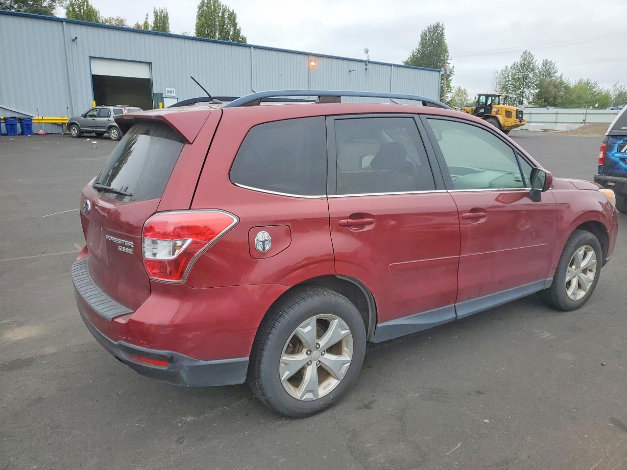 2014 Subaru Forester 2.5i Limited Burgundy vin: JF2SJAHC3EH435437