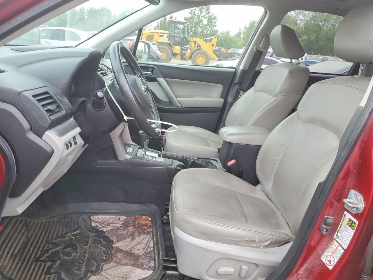 2014 Subaru Forester 2.5i Limited Burgundy vin: JF2SJAHC3EH435437