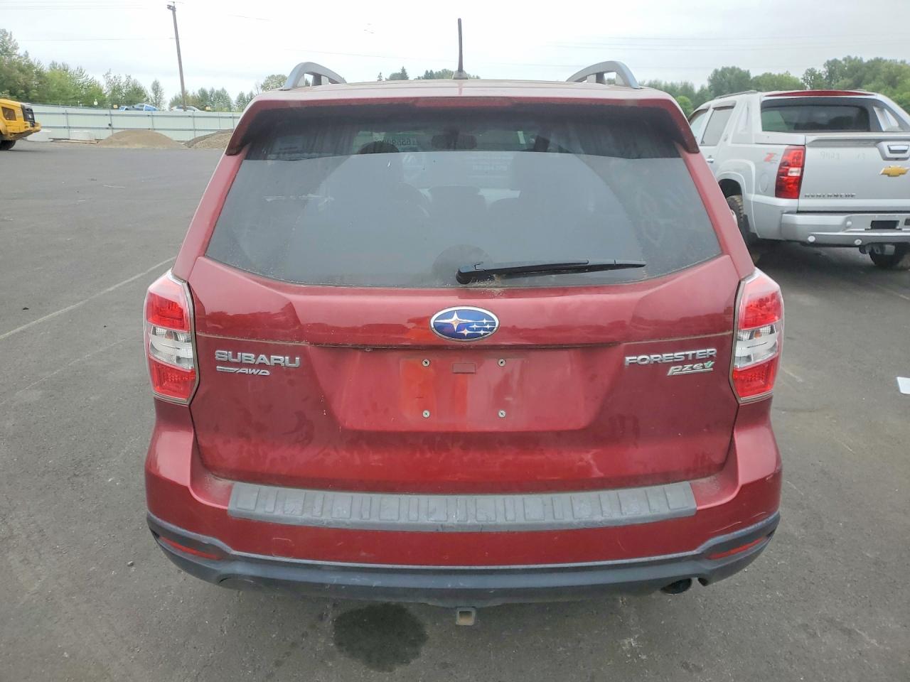2014 Subaru Forester 2.5i Limited Burgundy vin: JF2SJAHC3EH435437