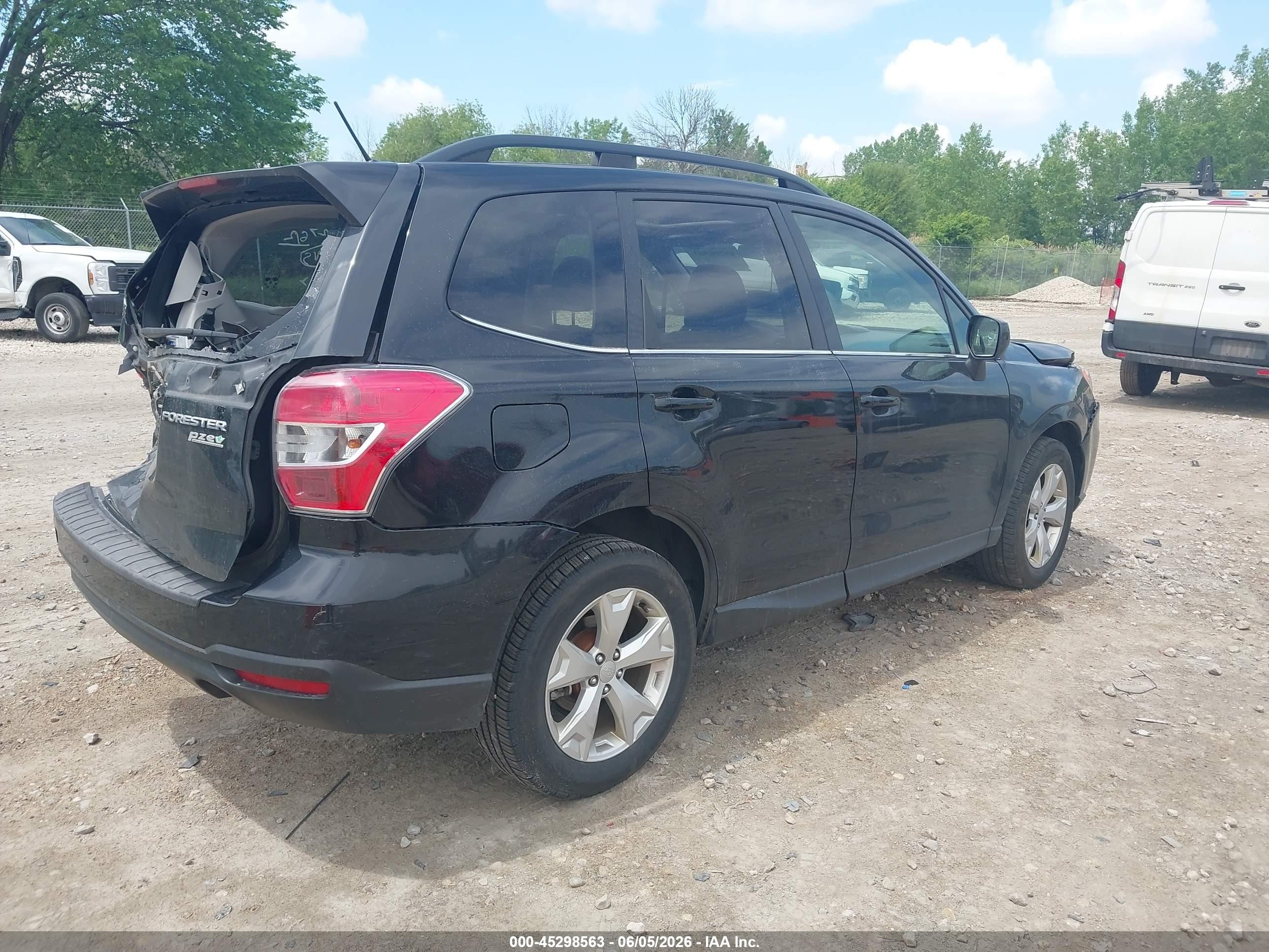 2014 Subaru Forester 2.5i Limited Black vin: JF2SJAHC3EH454425