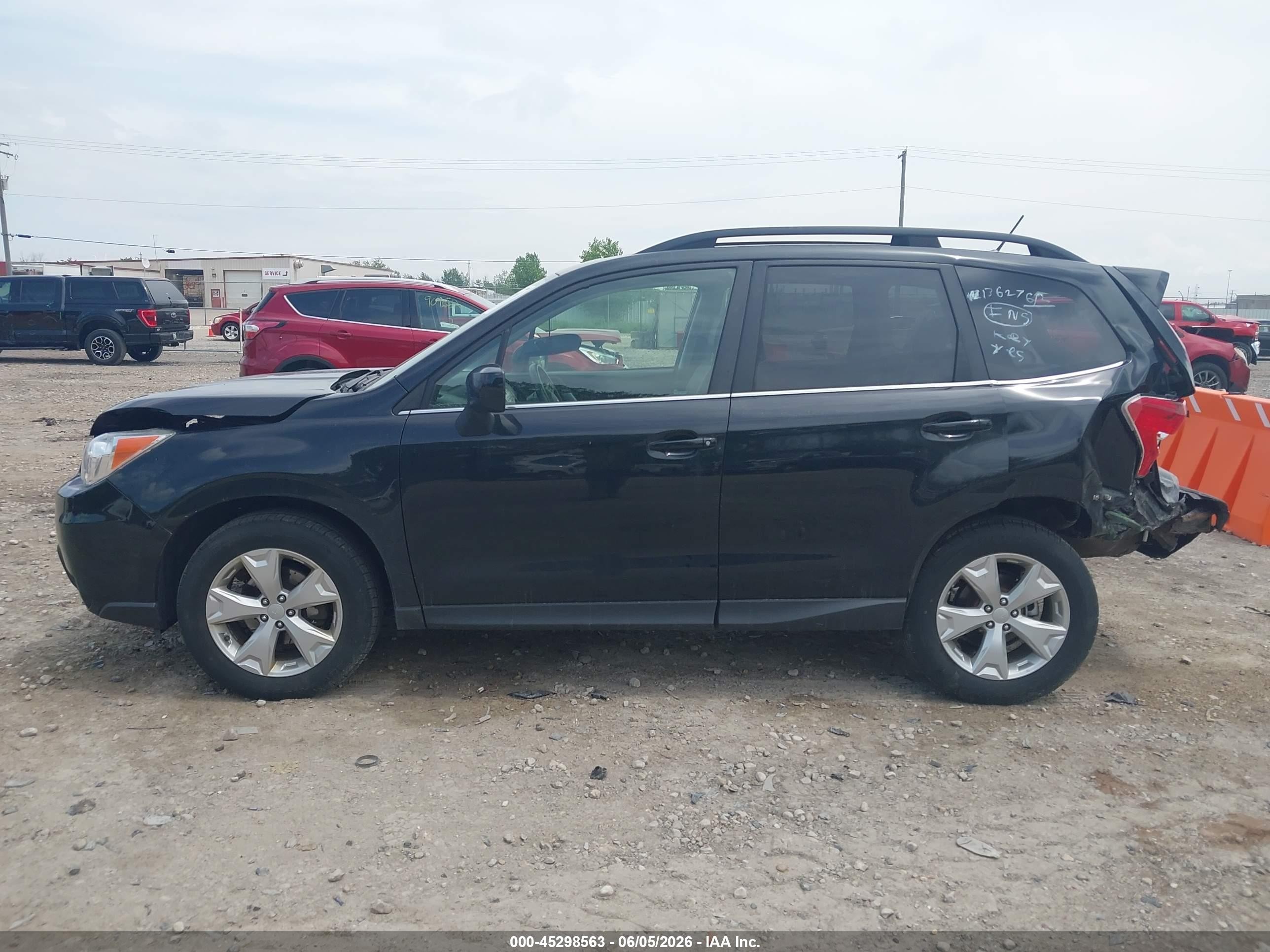2014 Subaru Forester 2.5i Limited Black vin: JF2SJAHC3EH454425