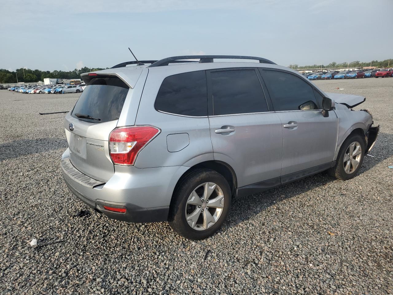 2014 Subaru Forester 2.5i Limited Silver vin: JF2SJAHC3EH458846
