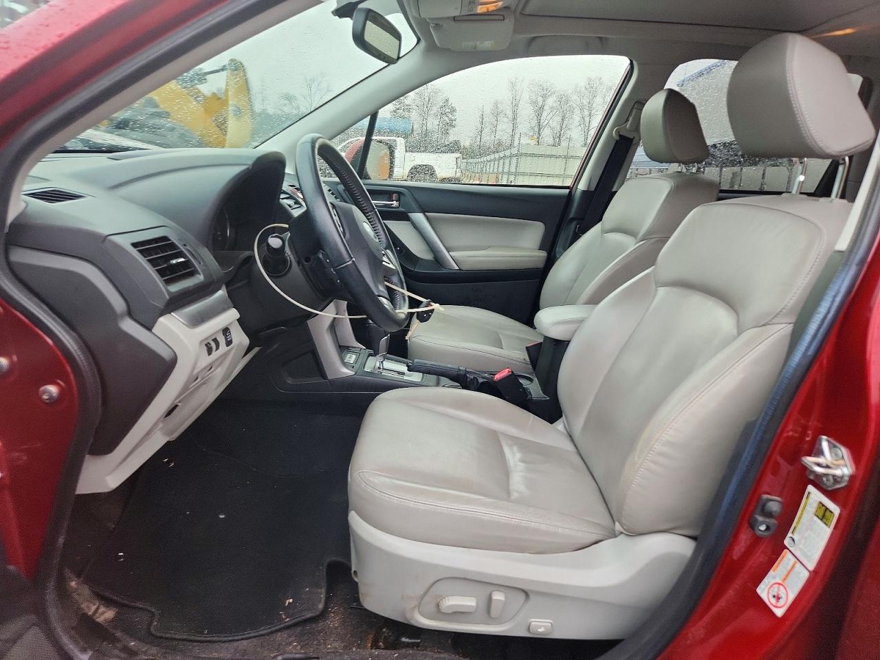 2014 Subaru Forester 2.5i Limited Burgundy vin: JF2SJAHC3EH460922