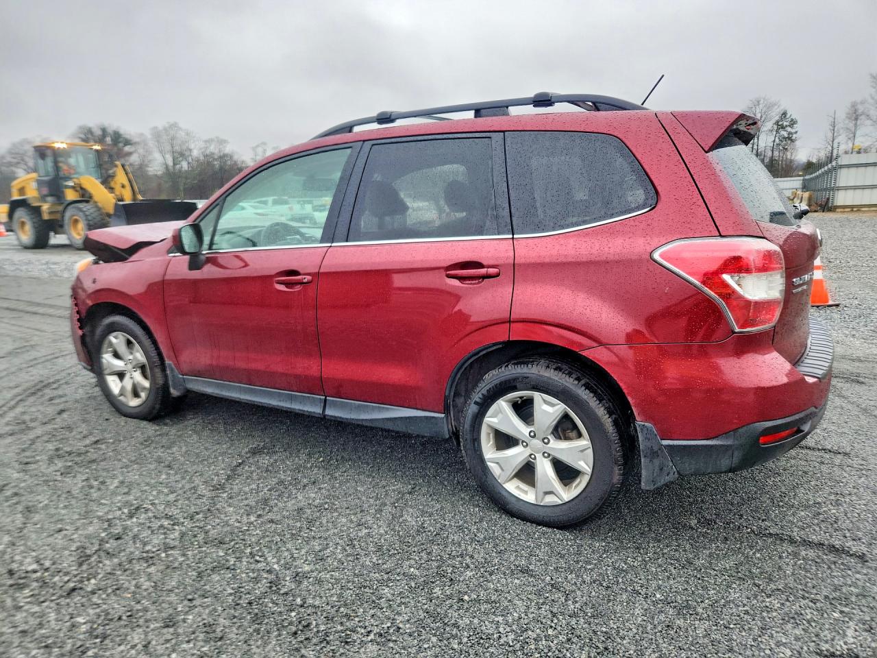 2014 Subaru Forester 2.5i Limited Burgundy vin: JF2SJAHC3EH460922