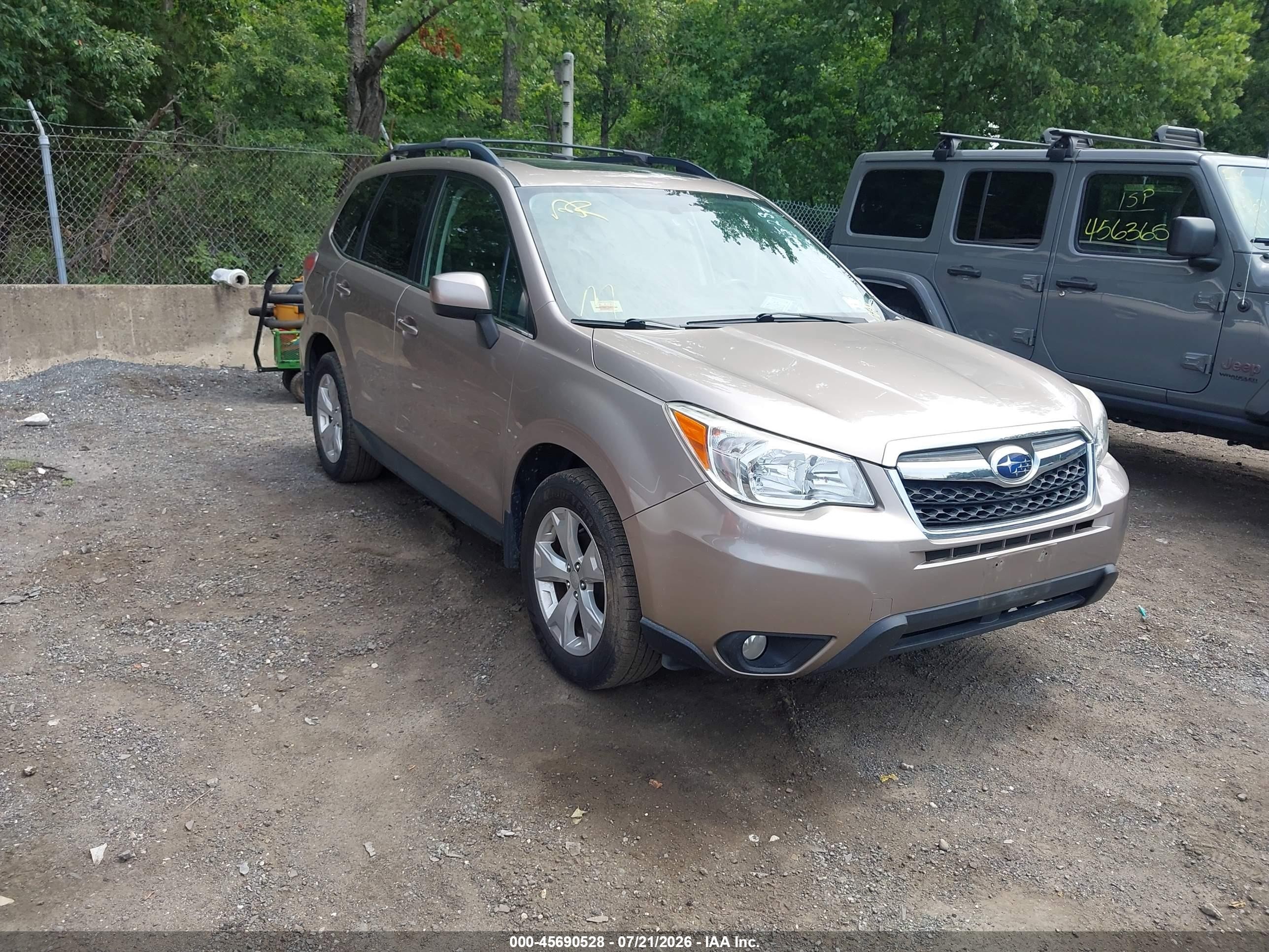 2014 Subaru Forester 2.5i Limited Gold vin: JF2SJAHC3EH496139