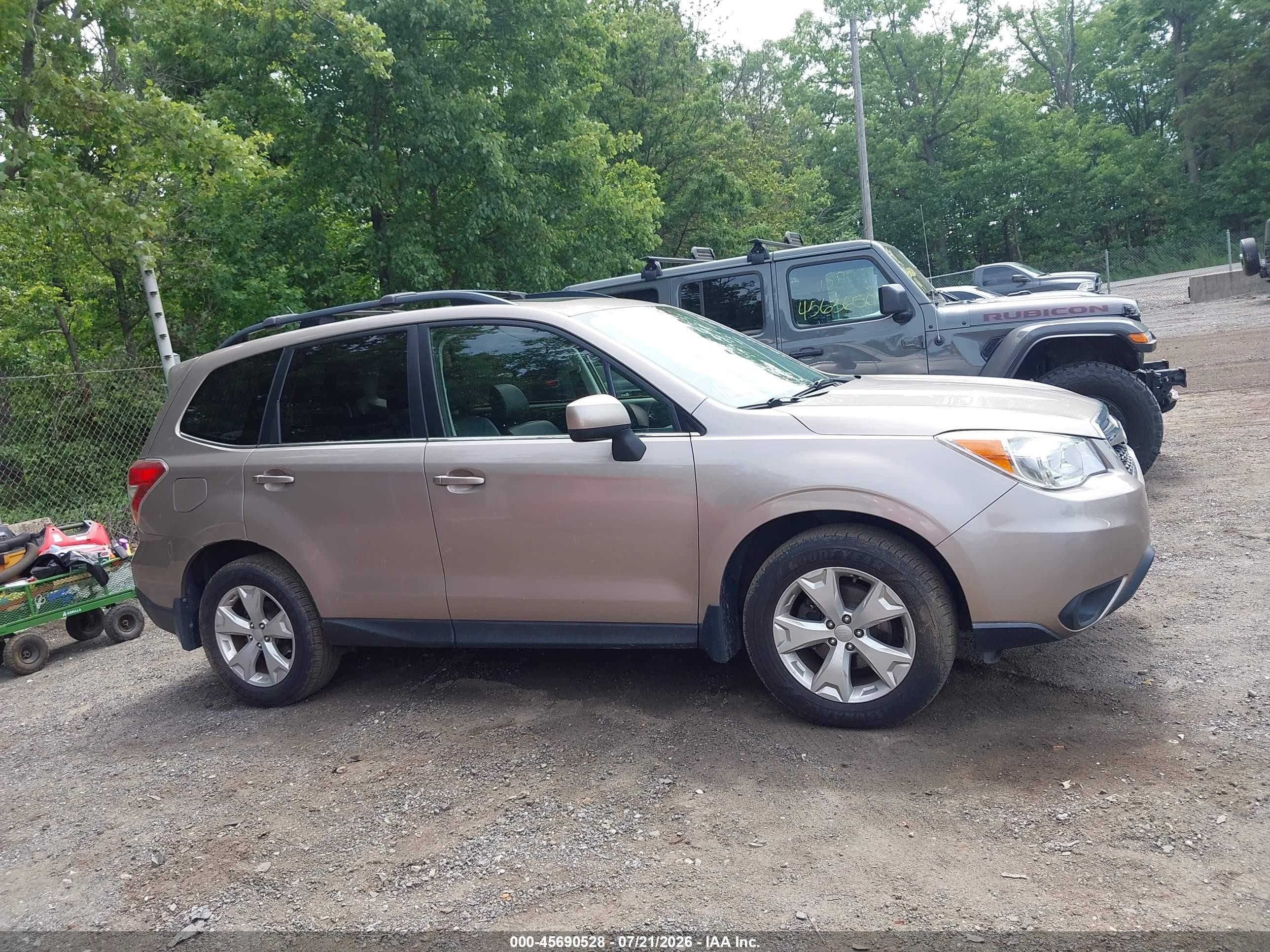 2014 Subaru Forester 2.5i Limited Gold vin: JF2SJAHC3EH496139