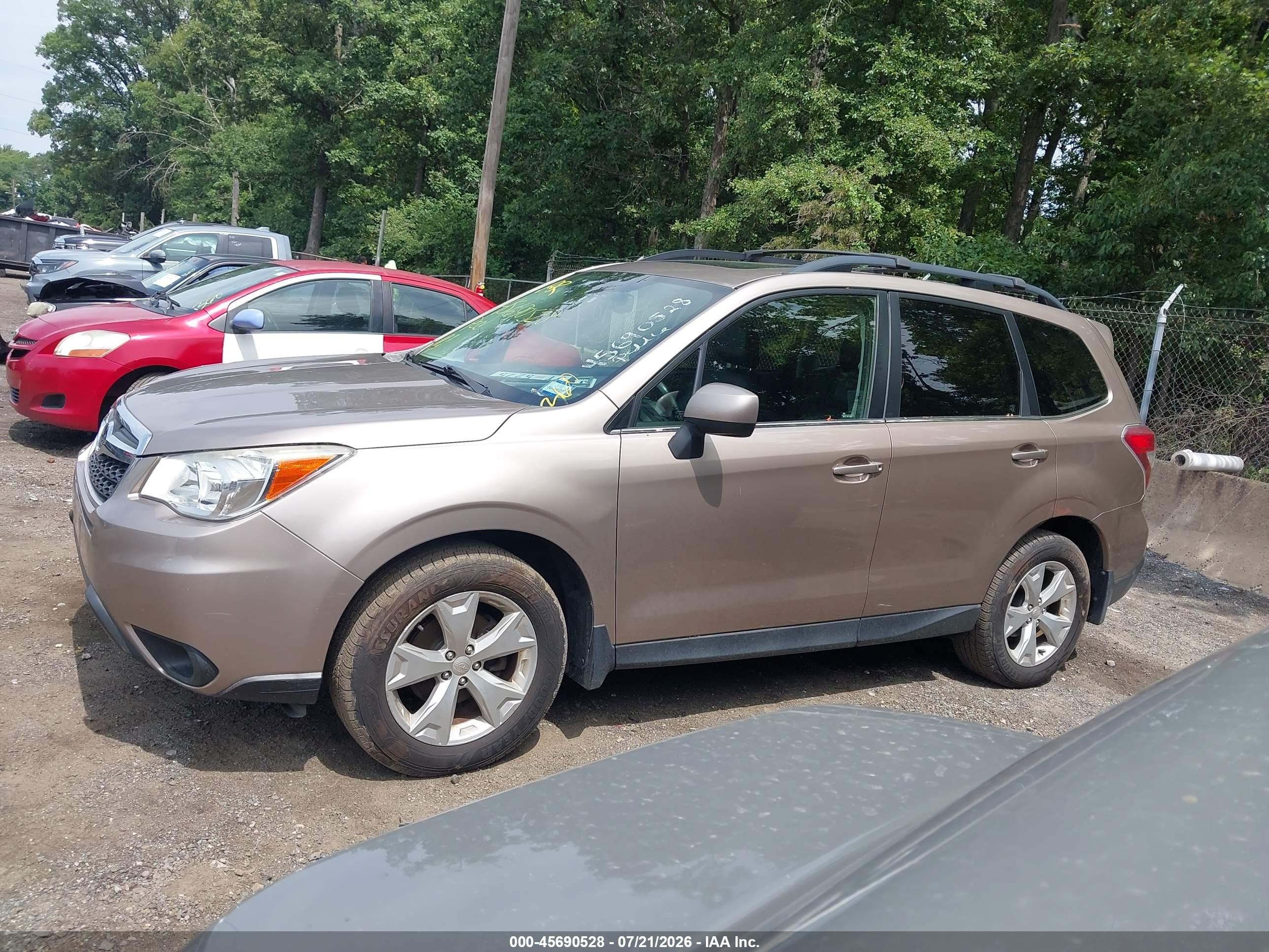 2014 Subaru Forester 2.5i Limited Gold vin: JF2SJAHC3EH496139