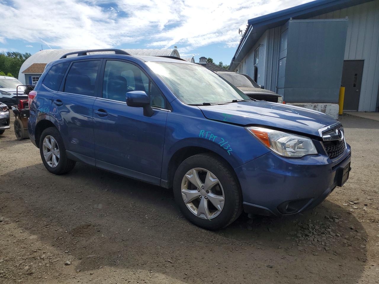 2014 Subaru Forester 2.5i Limited Blue vin: JF2SJAHC3EH500710