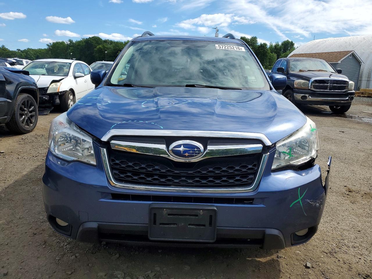 2014 Subaru Forester 2.5i Limited Blue vin: JF2SJAHC3EH500710