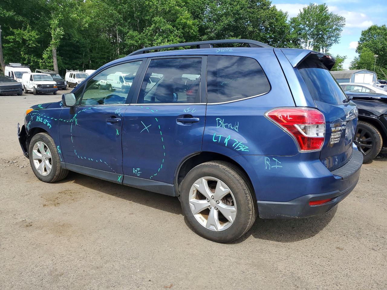 2014 Subaru Forester 2.5i Limited Blue vin: JF2SJAHC3EH500710