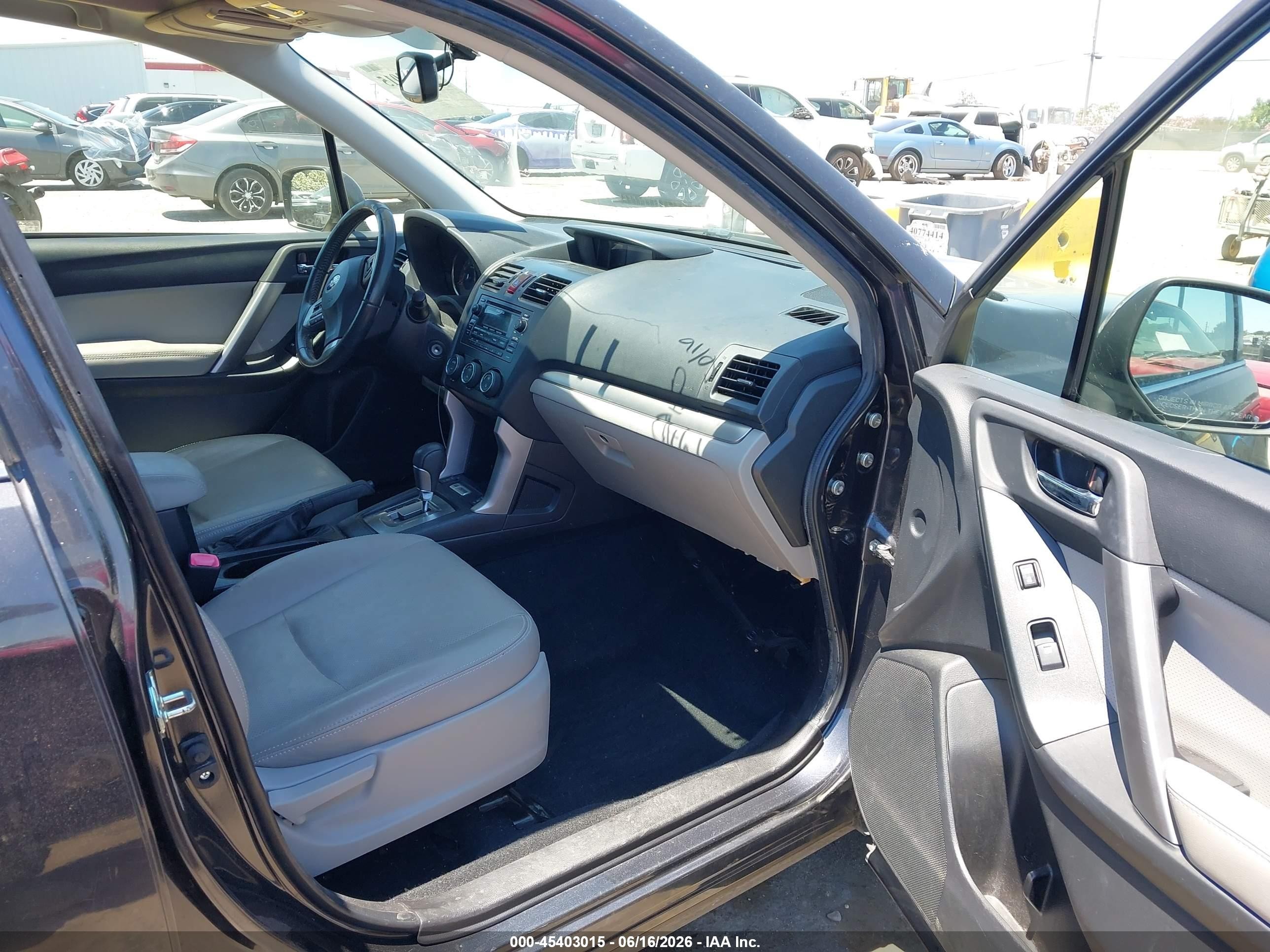 2014 Subaru Forester 2.5i Limited Black vin: JF2SJAHC3EH530063