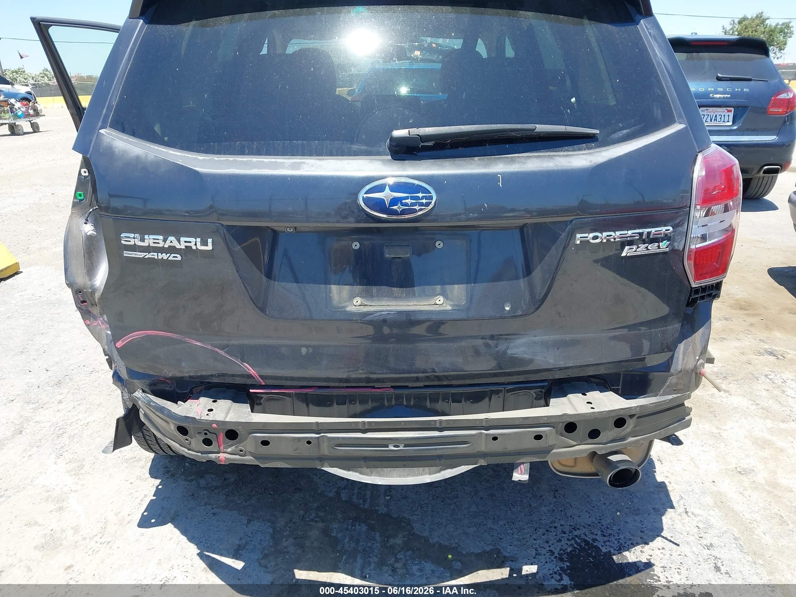 2014 Subaru Forester 2.5i Limited Black vin: JF2SJAHC3EH530063