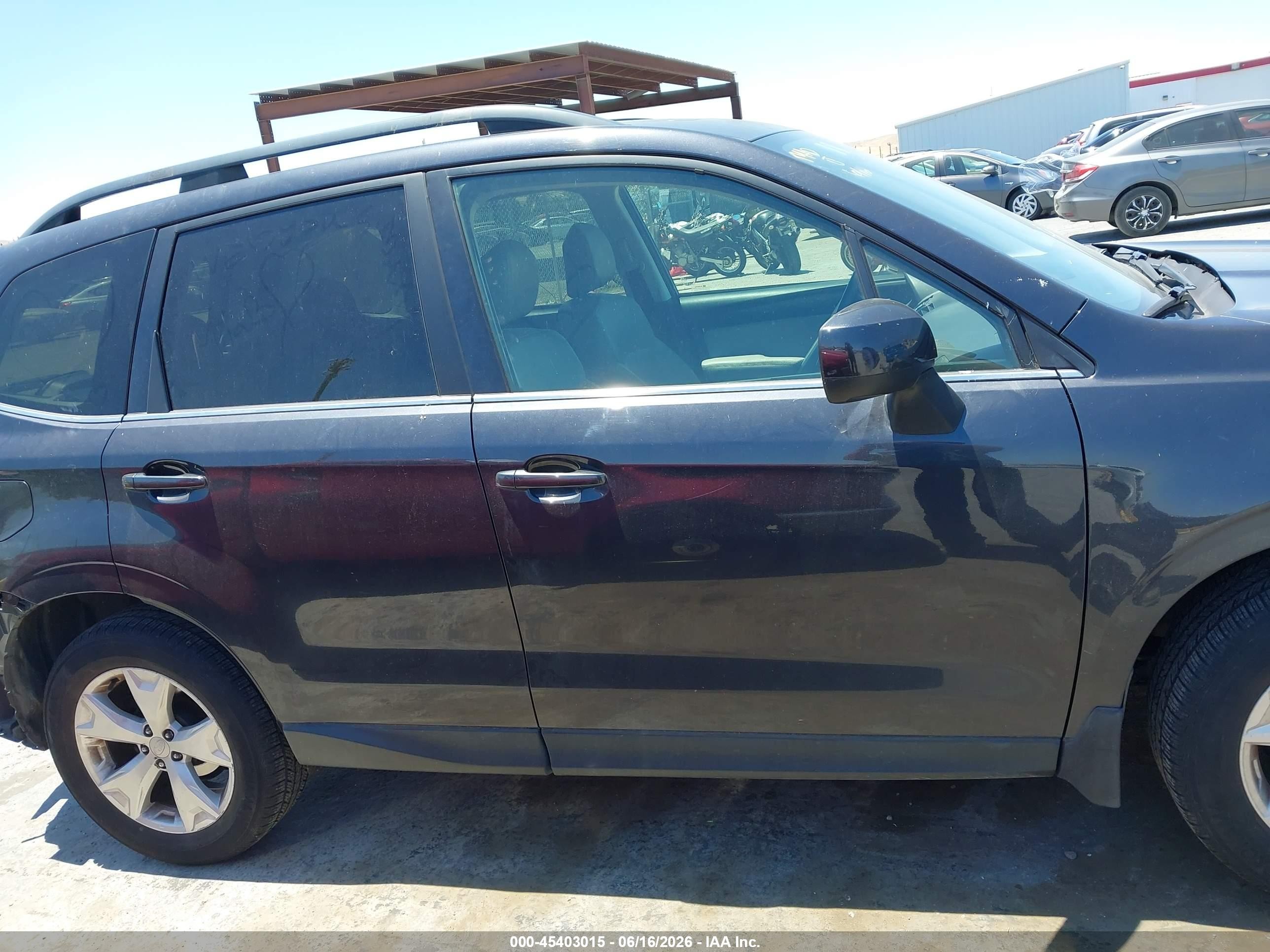 2014 Subaru Forester 2.5i Limited Black vin: JF2SJAHC3EH530063