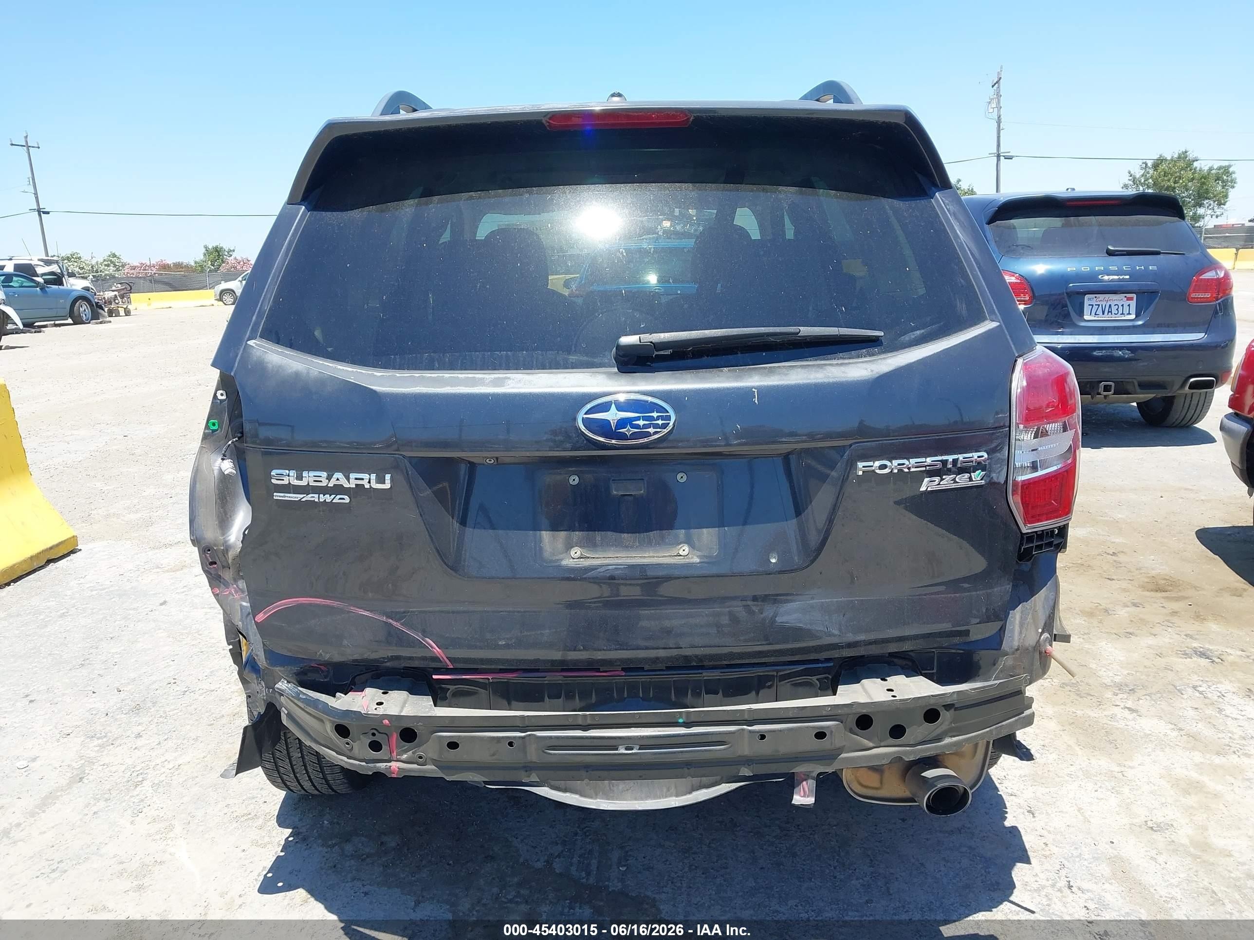 2014 Subaru Forester 2.5i Limited Black vin: JF2SJAHC3EH530063