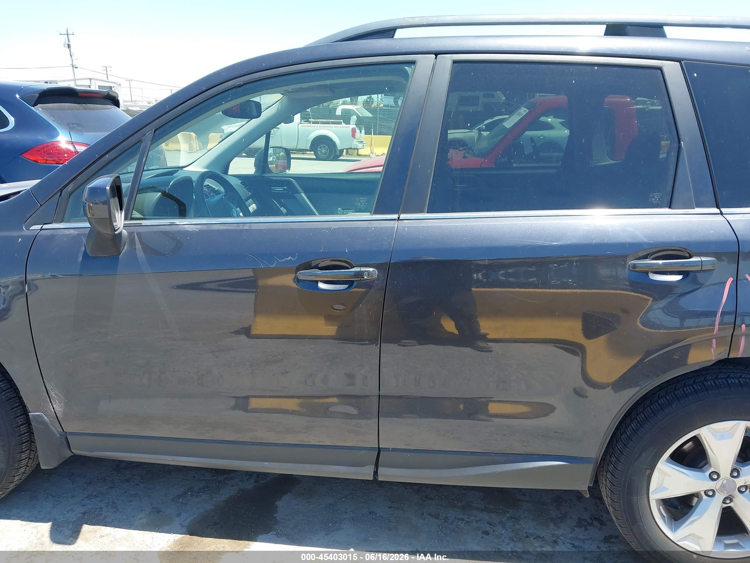 2014 Subaru Forester 2.5i Limited Black vin: JF2SJAHC3EH530063