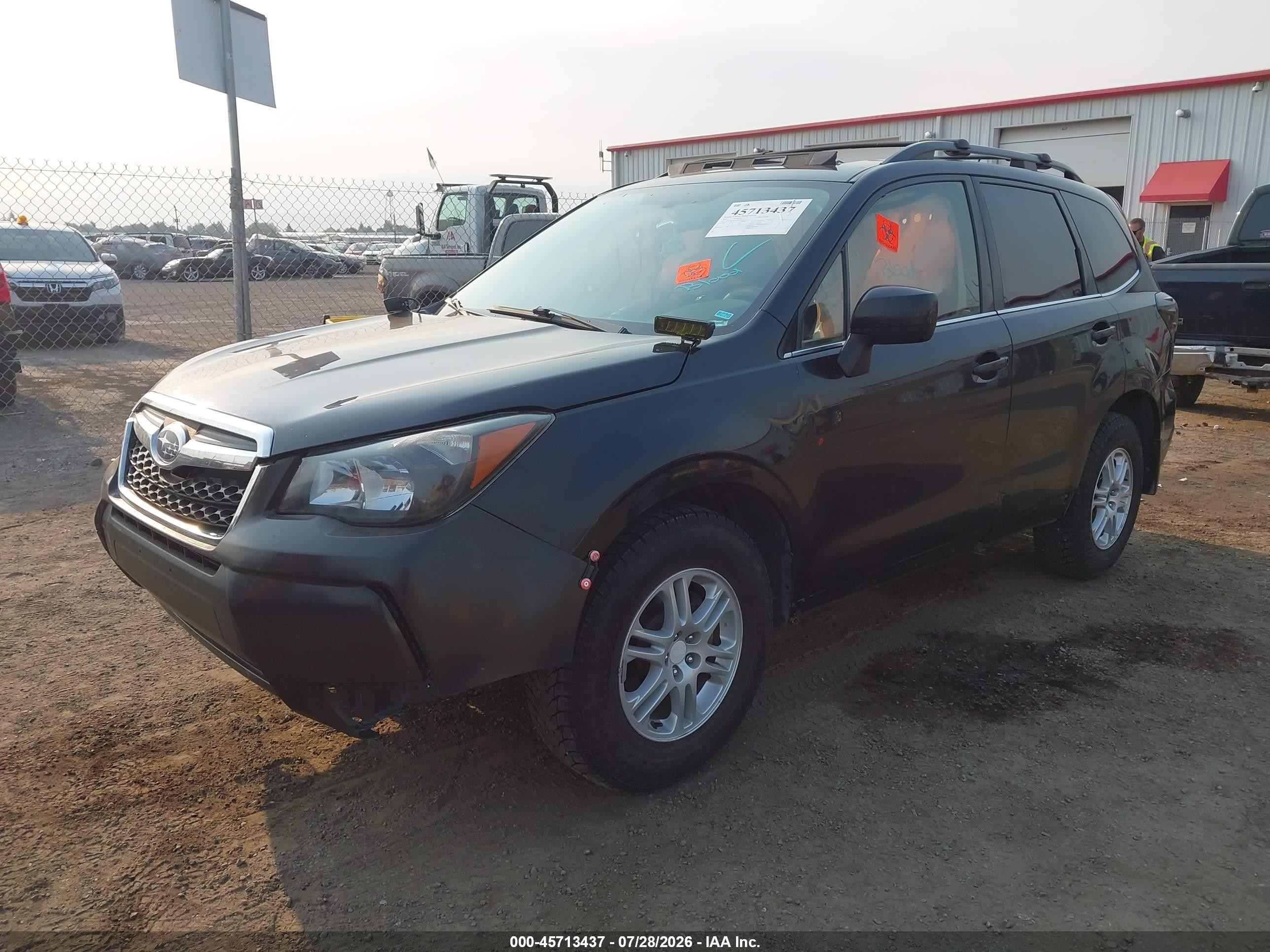 2014 Subaru Forester 2.5i Limited Black vin: JF2SJAHC3EH536056