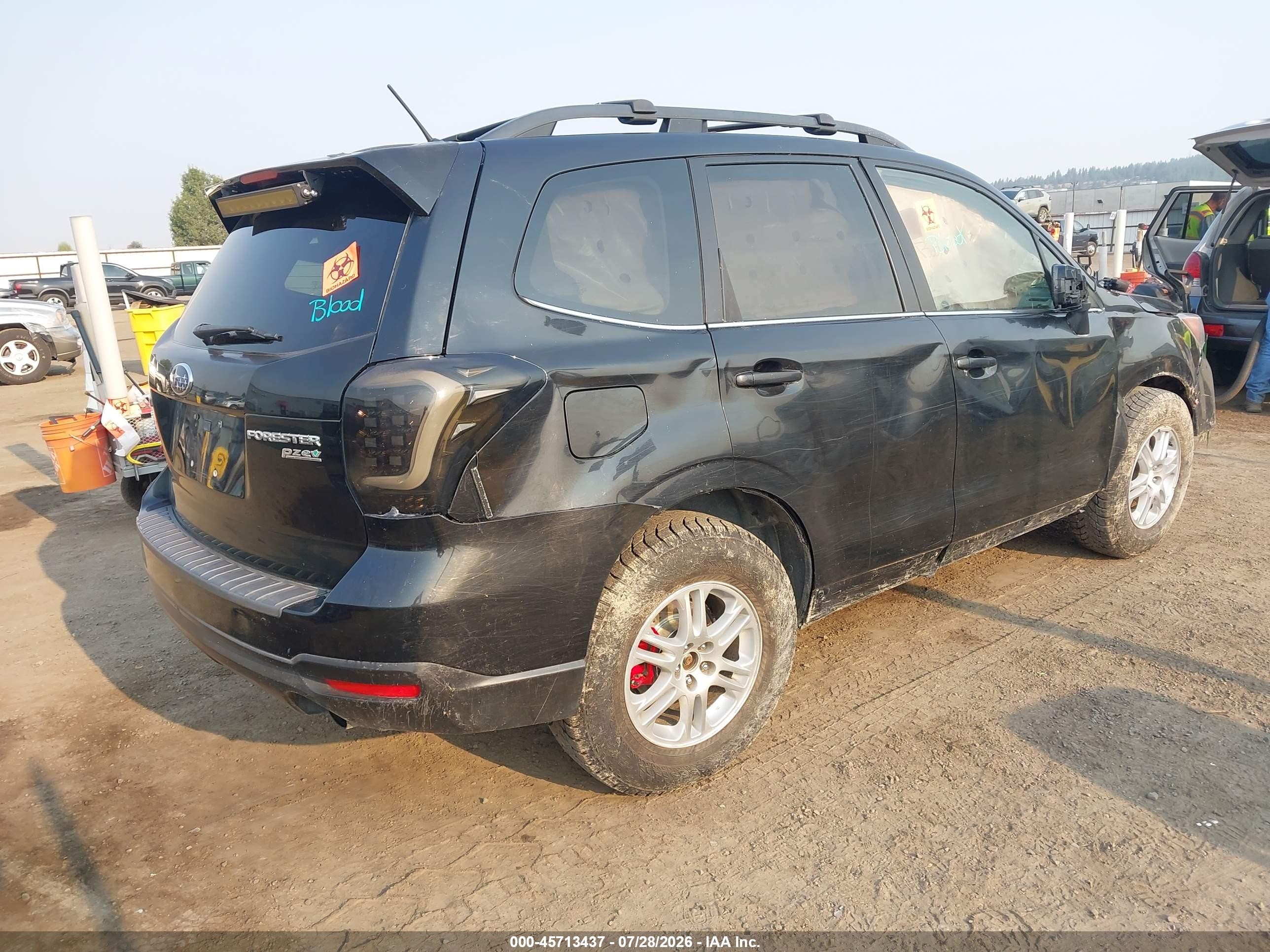 2014 Subaru Forester 2.5i Limited Black vin: JF2SJAHC3EH536056